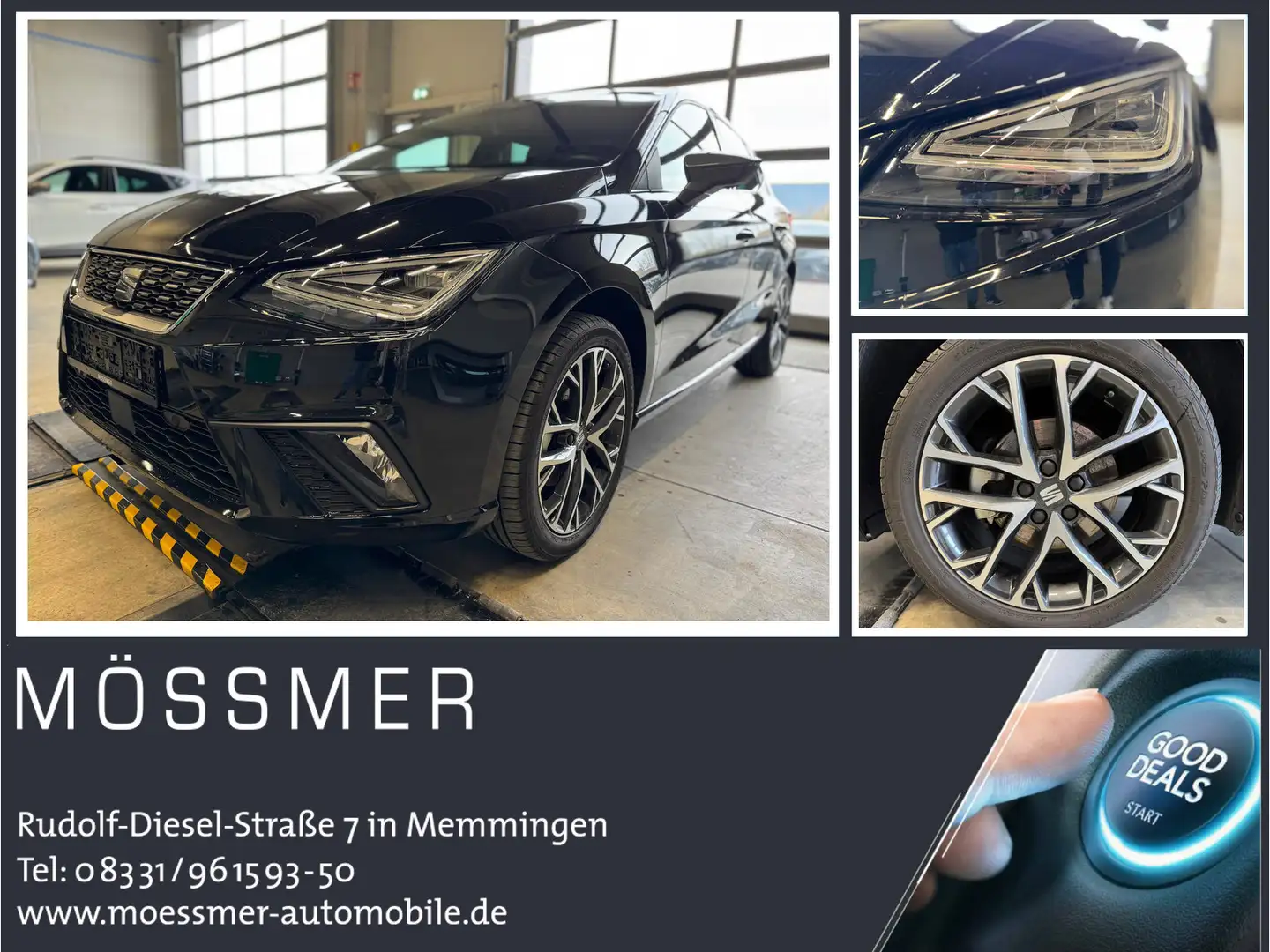 SEAT Ibiza 1,0TSI Xcellence Alcantara Kamera Voll-LED Schwarz - 1