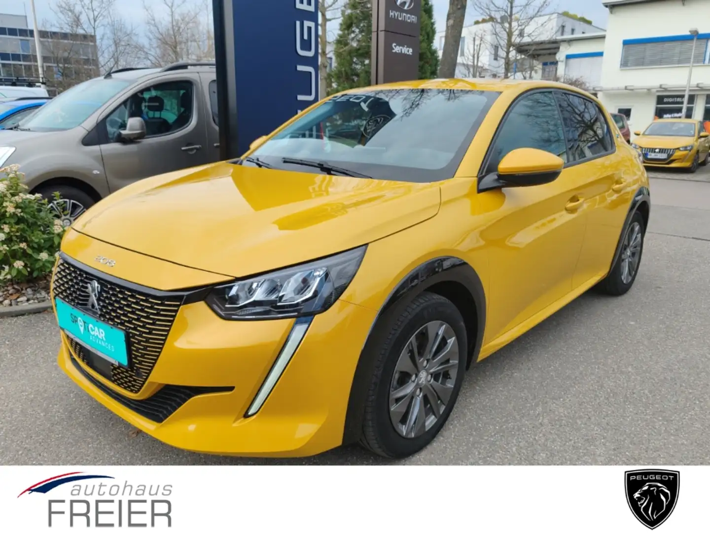 Peugeot 208 e- Allure Pack Elektromotor 136 Navi LED Apple Car Gelb - 1