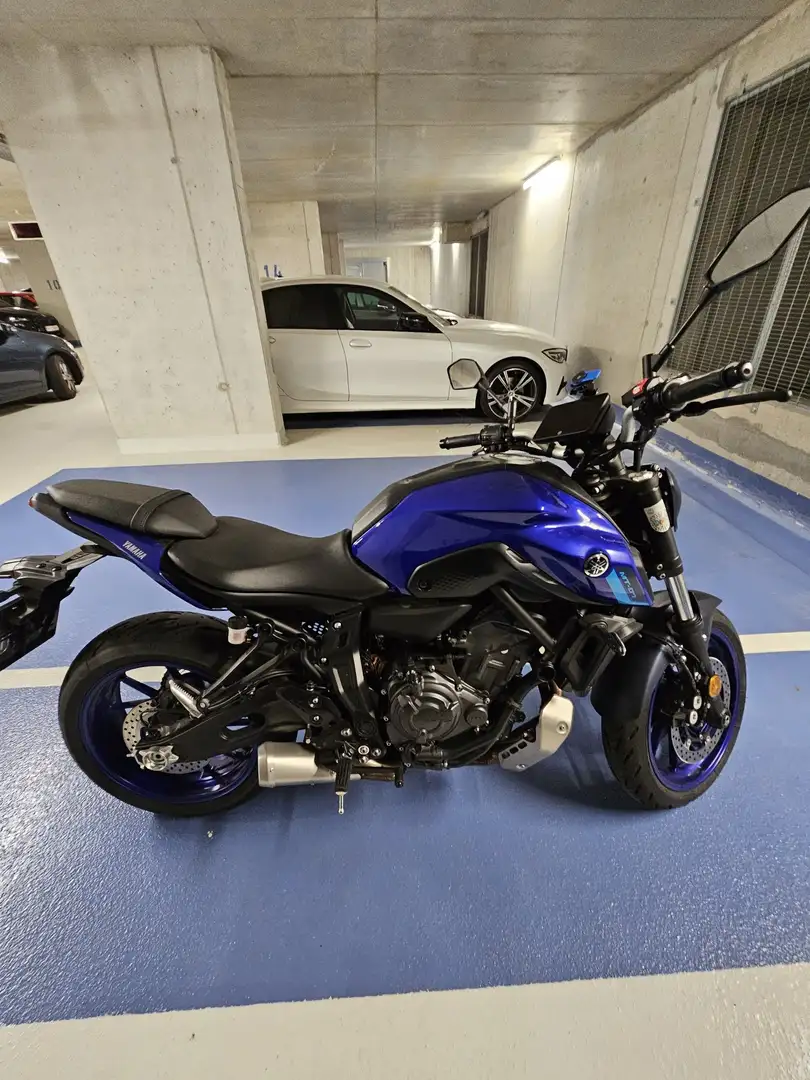 Yamaha MT-07 Quad Lock Mount Blau - 1
