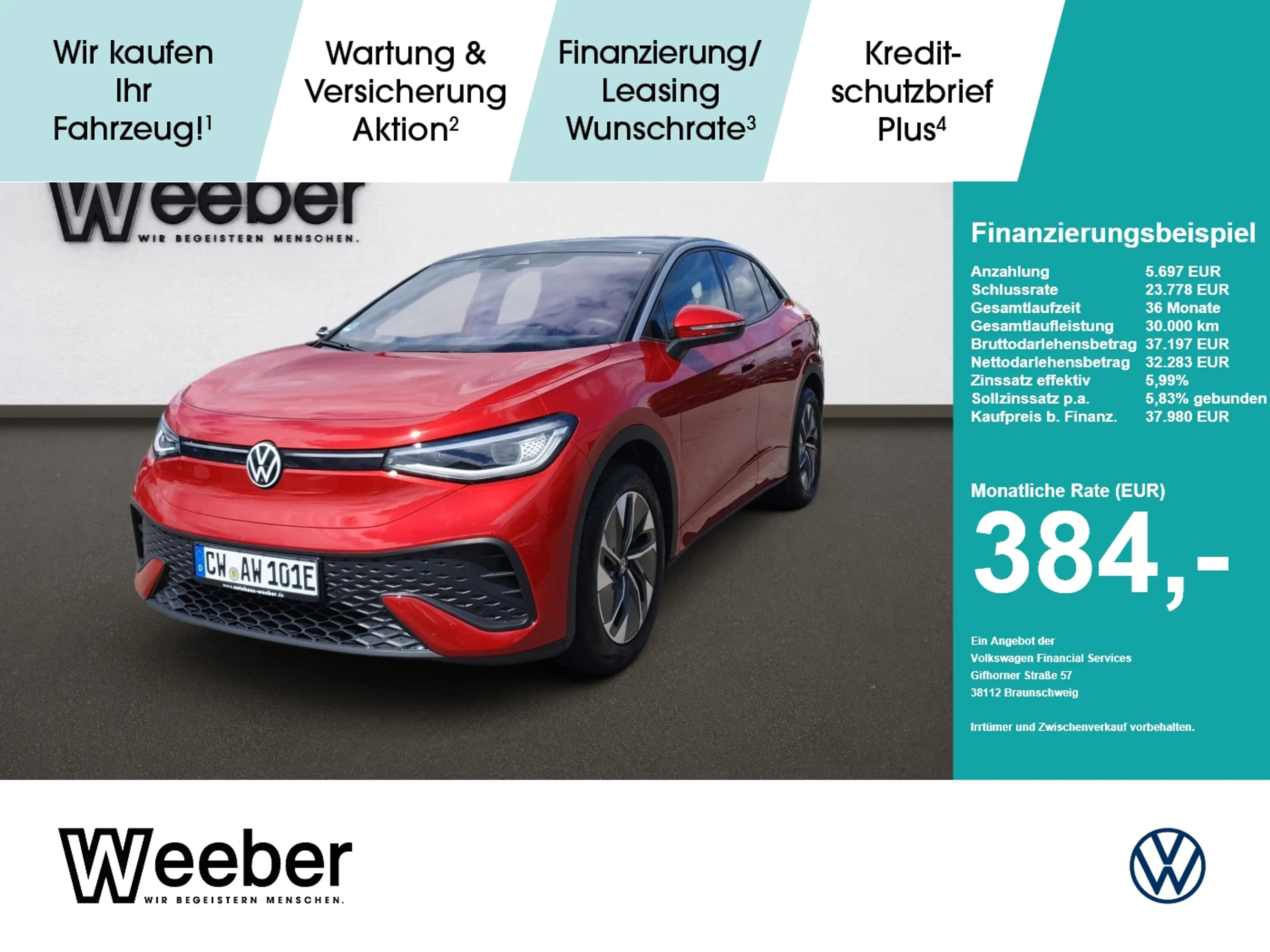 Volkswagen ID.5 Pro *4J GAR*WÄRMEPUMPE*360° CAM*CCS*MATRIX*APP CON