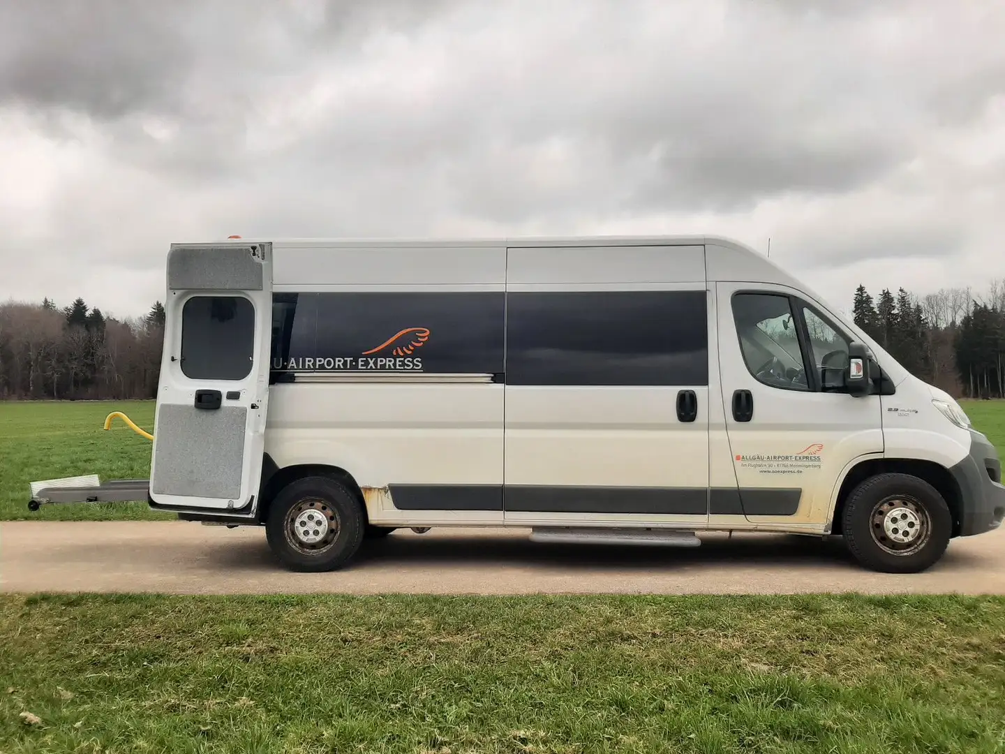 Fiat Ducato L4H2 verglast Klima Navi Temp Standh Lift Blanc - 2