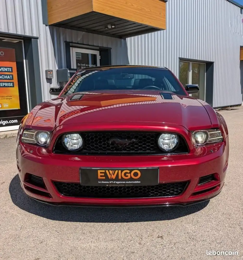 Ford Mustang GT V8 5.0 BVM IMMATRICULATION FRANCE Rouge - 2