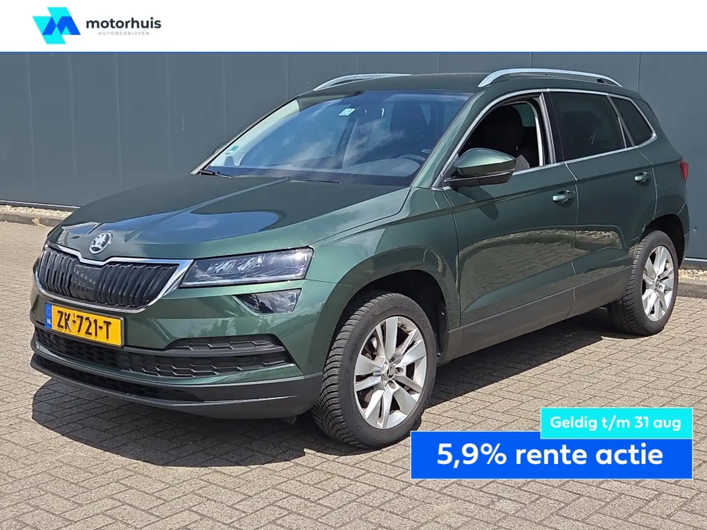 Skoda Karoq 1.0 TSI Greentech 115pk DSG-7 Ambition Business Groen - 1