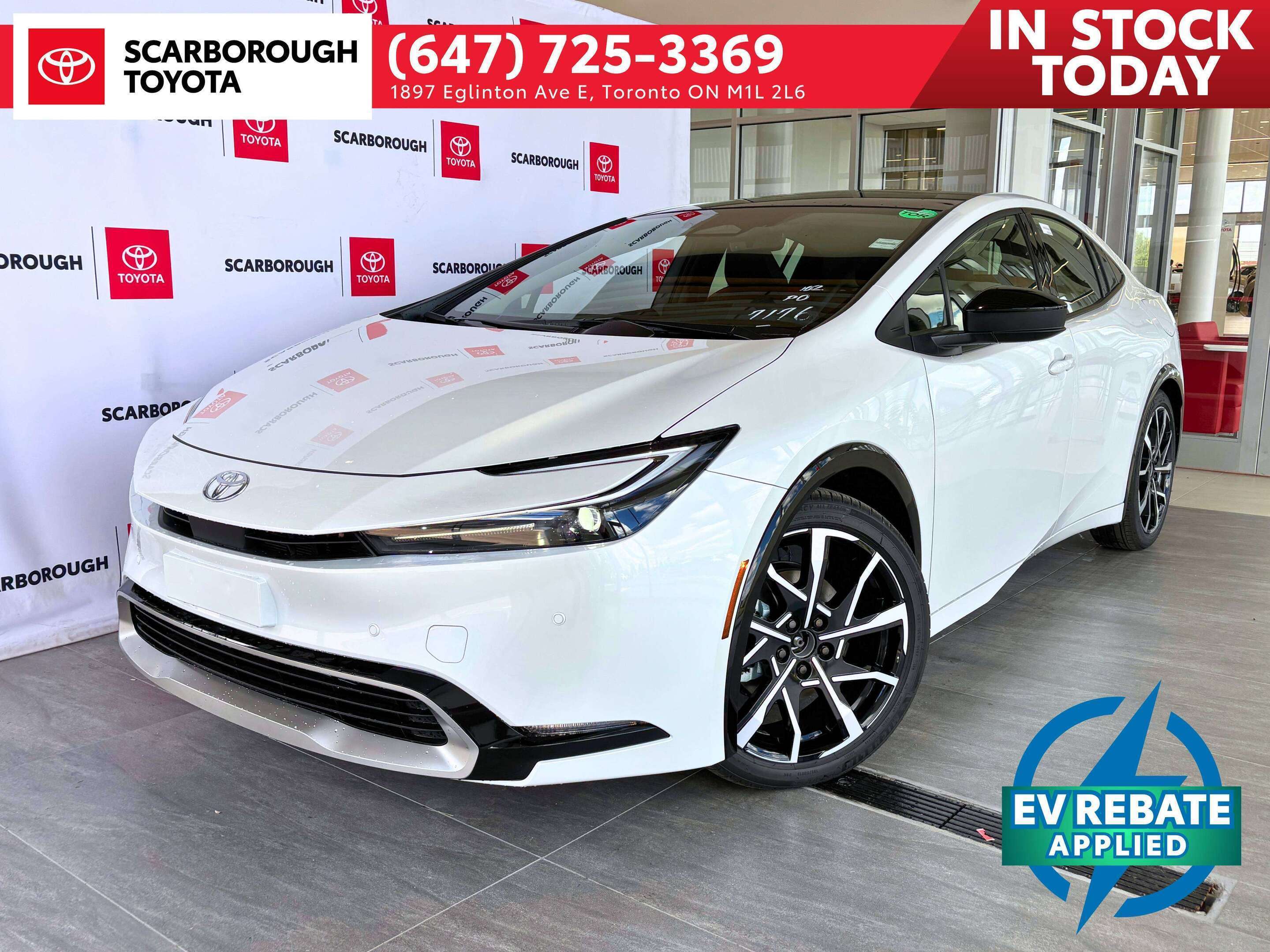 White 2027 Toyota Prius Plug-In Hybrid Hatchback Front-Wheel Drive Automatic