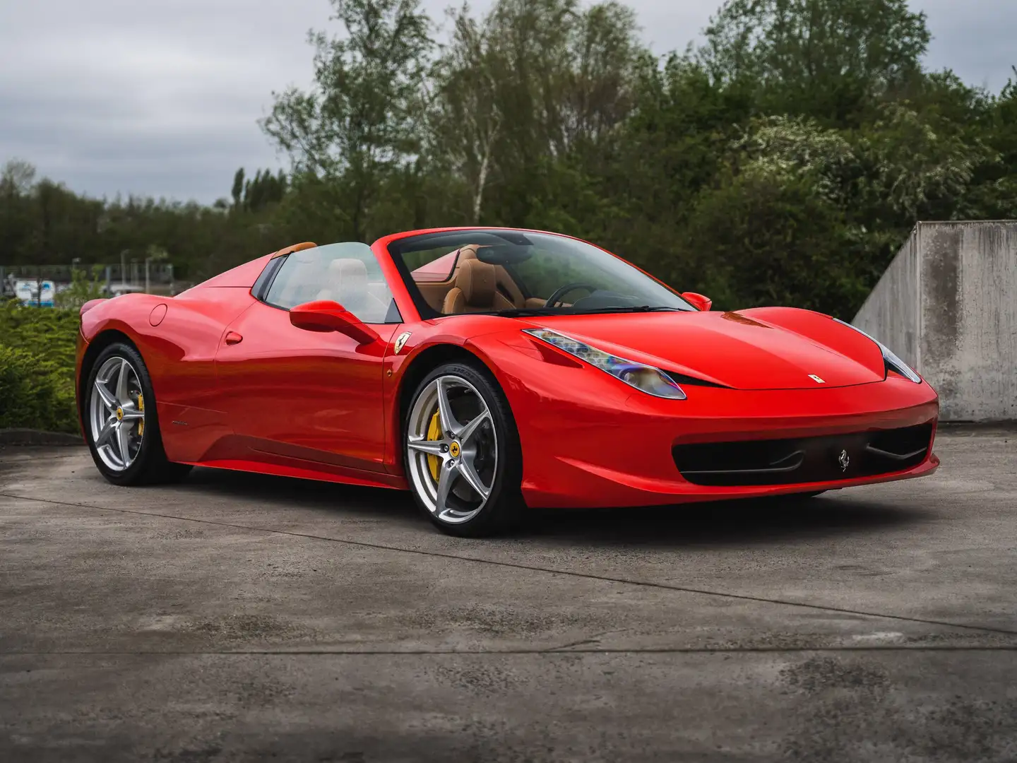 Ferrari 458 Spider / Rosso Corsa / Cuoio / 13.630 KM! Piros - 1