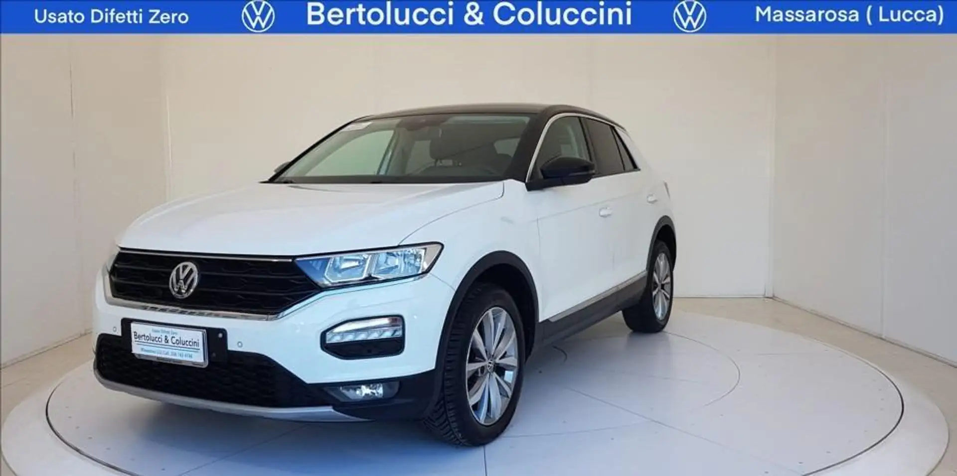 Volkswagen T-Roc 1.6 TDI SCR Style BlueMotion Technology Blanc - 1