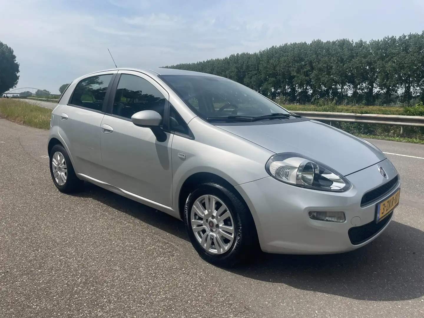Fiat Punto Evo 1.2 Pop 5 DEURS AIRCO Gris - 2