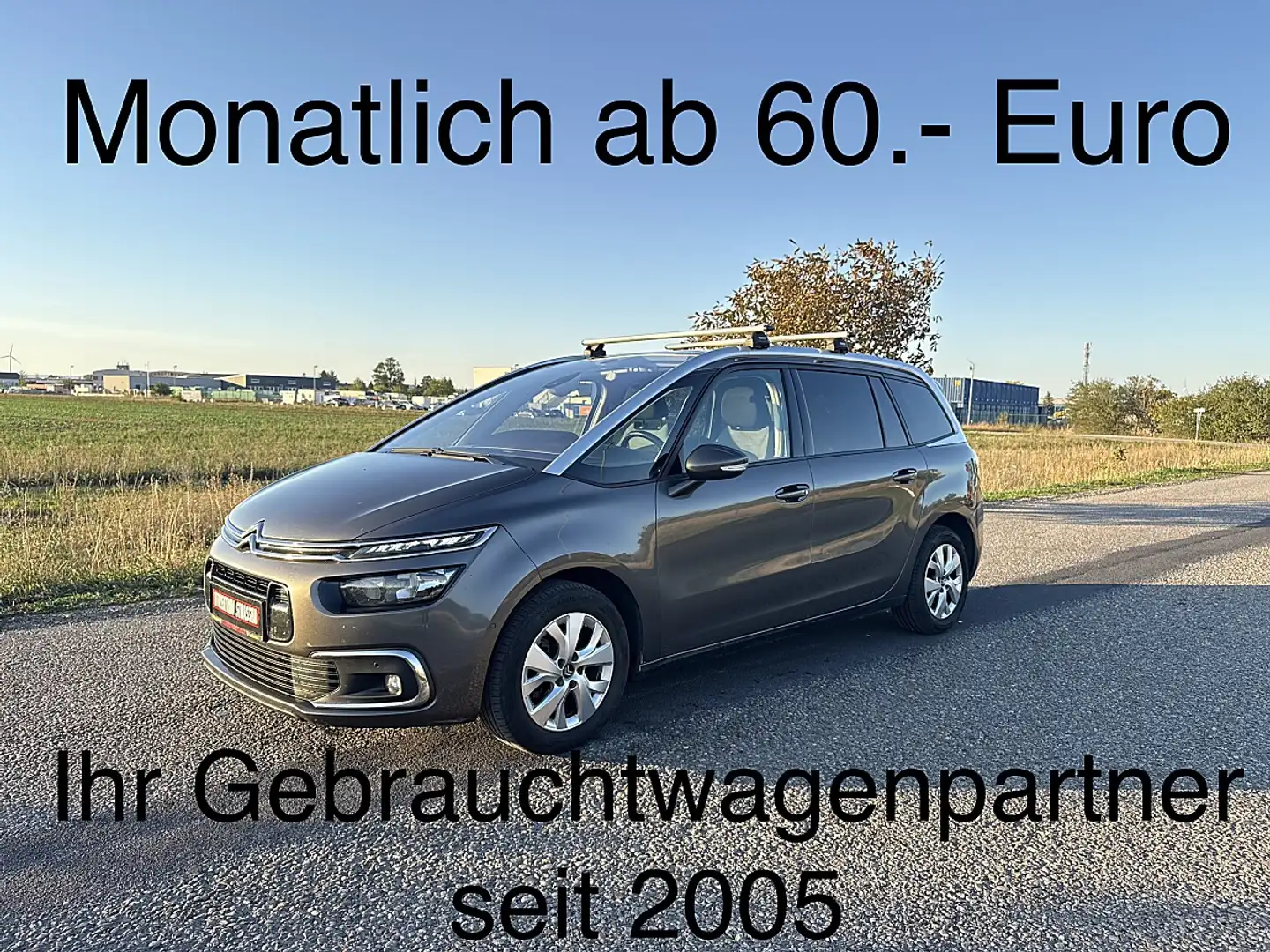 Citroen Grand C4 Picasso BlueHDI 120 S&S 6-Gang Shine Grau - 1