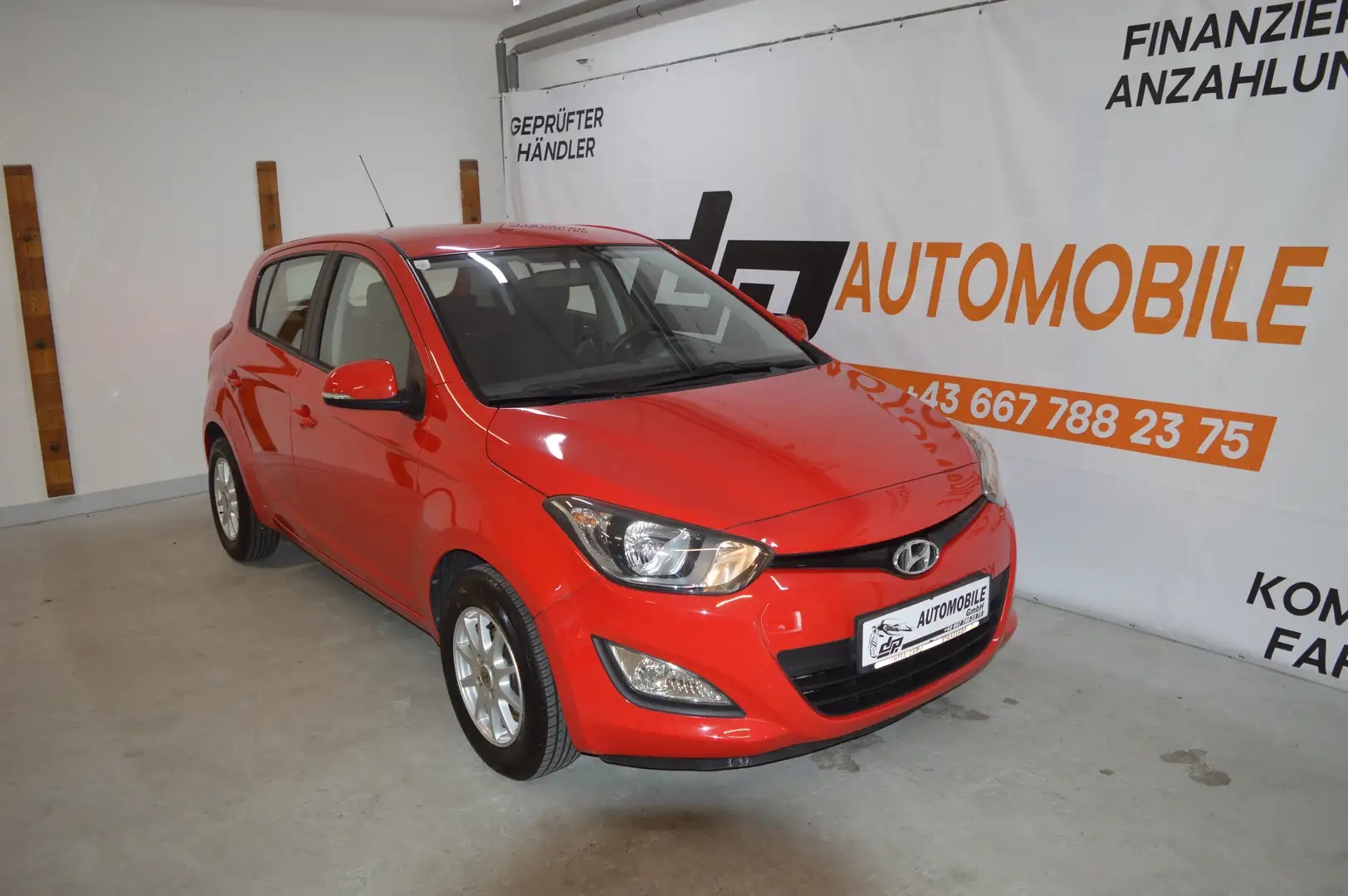 Hyundai i20 1,25 16v **1. Besitz**neues Pickerl** Rot - 1