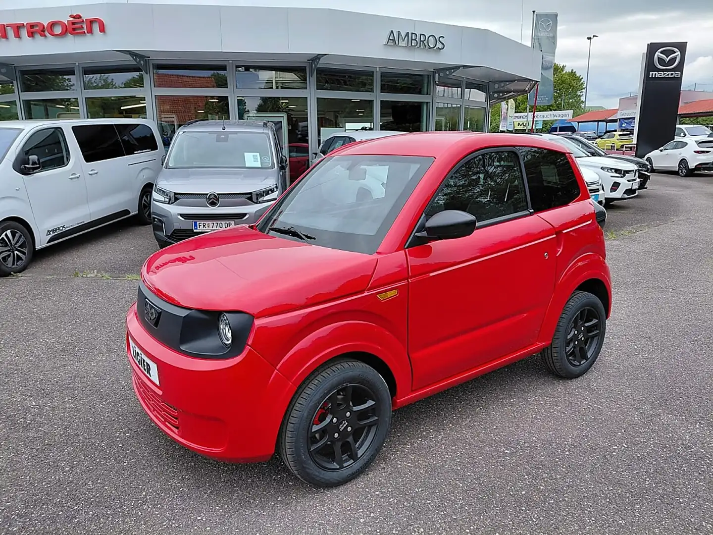 Ligier Sonstige Ligier Myli Max Diesel Servo **Autofahren ab 15... Rot - 1