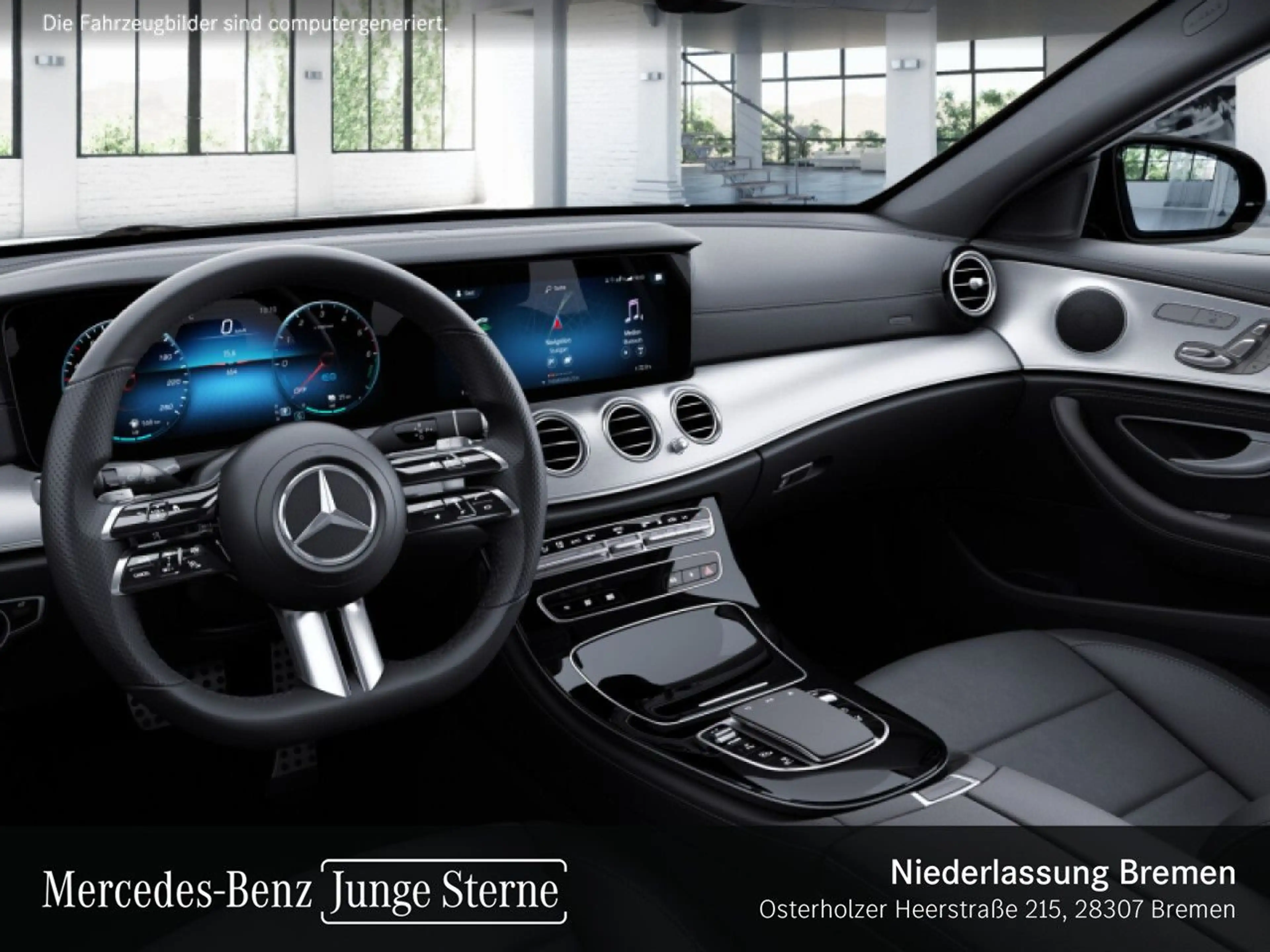 Mercedes-Benz E 300 de T 4M AMG+NIGHT+AHK+LED+FAHRASS+KAMERA+HUD — photo 11