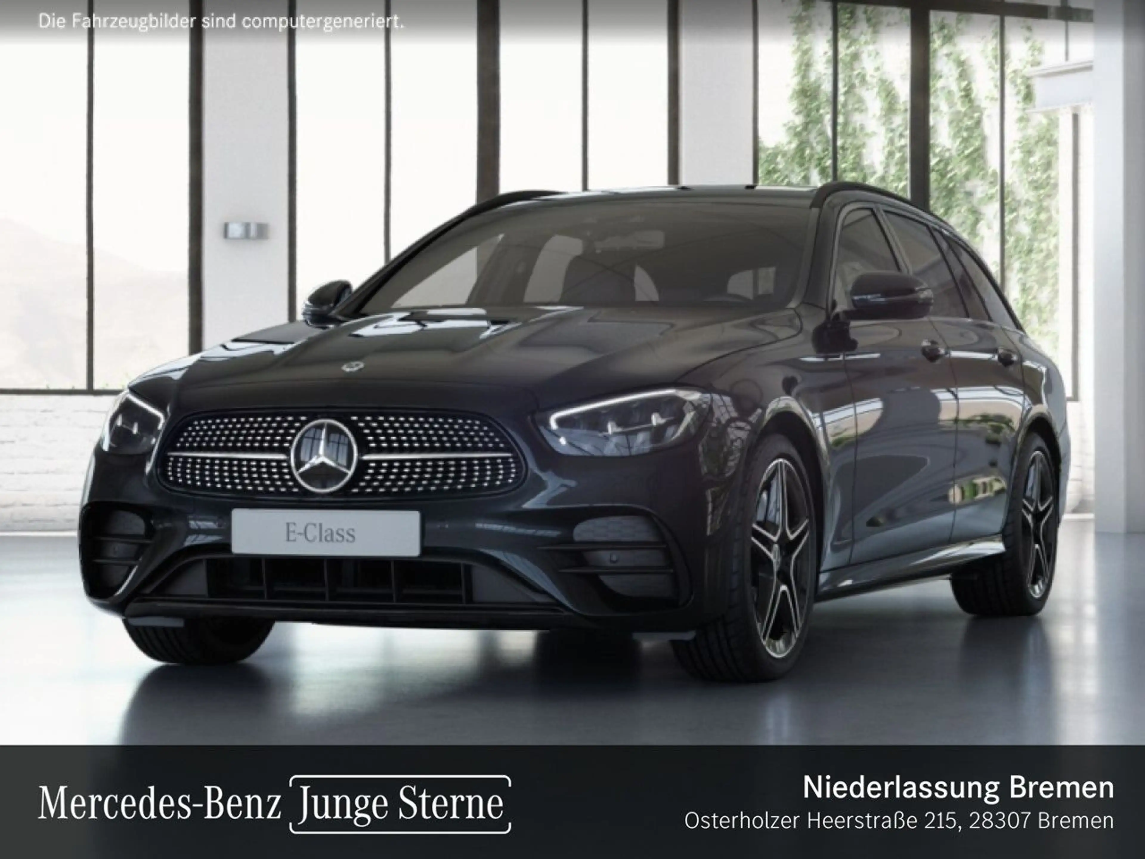 Mercedes-Benz E 300 de T 4M AMG+NIGHT+AHK+LED+FAHRASS+KAMERA+HUD — photo 2