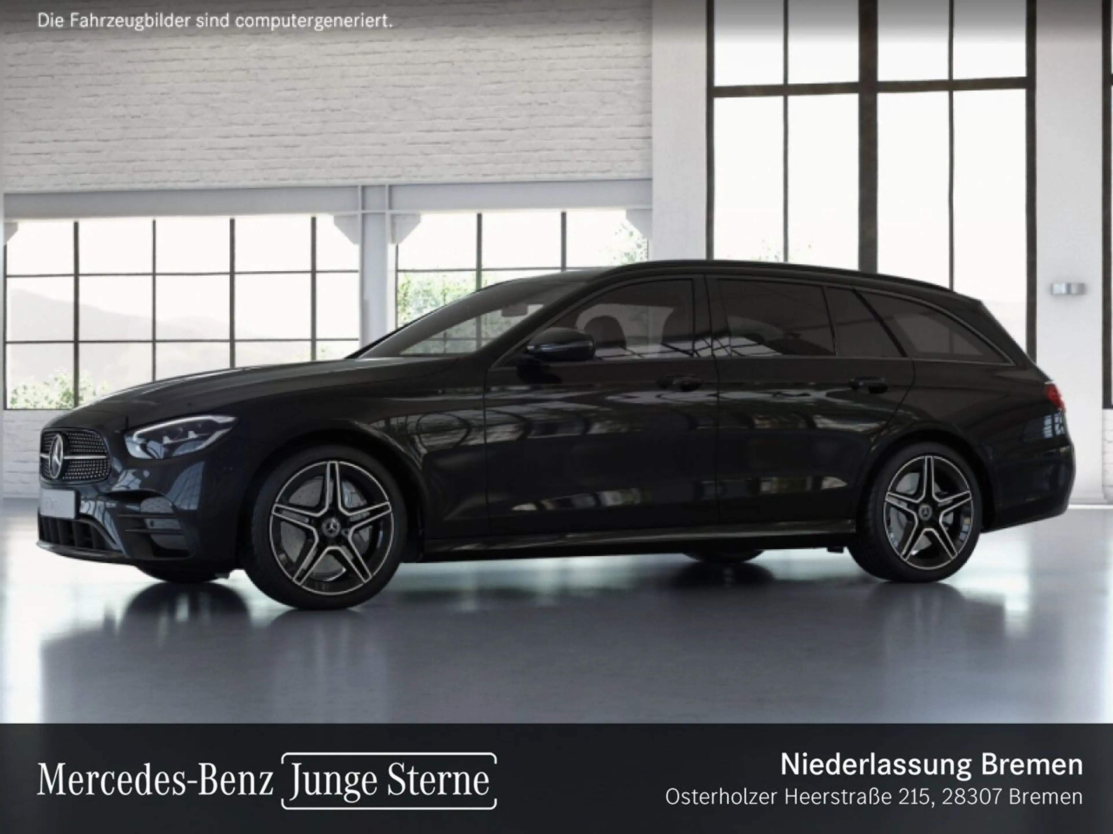 Mercedes-Benz E 300 de T 4M AMG+NIGHT+AHK+LED+FAHRASS+KAMERA+HUD — photo 3