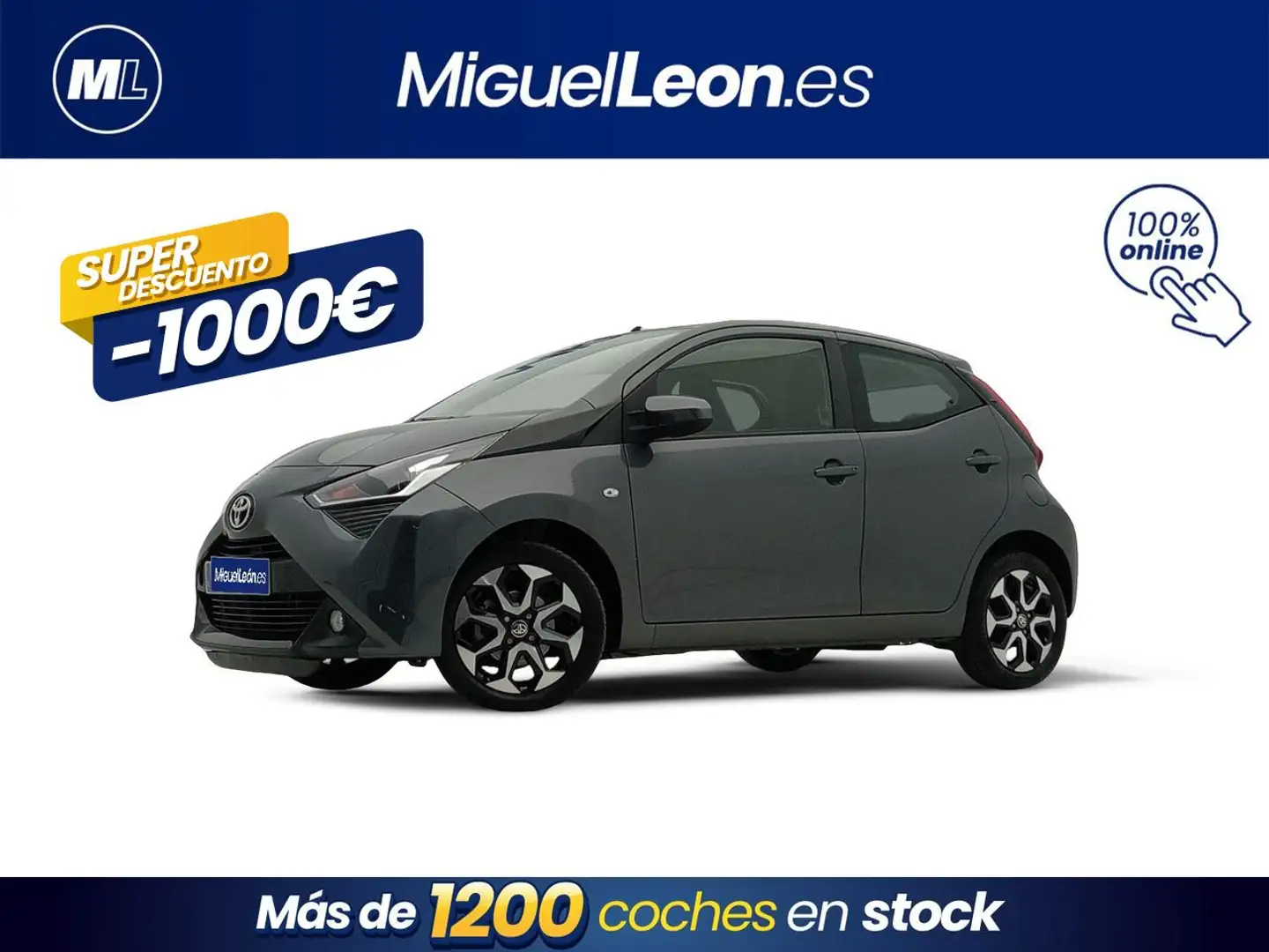 Toyota Aygo 70 x-play Gris - 1
