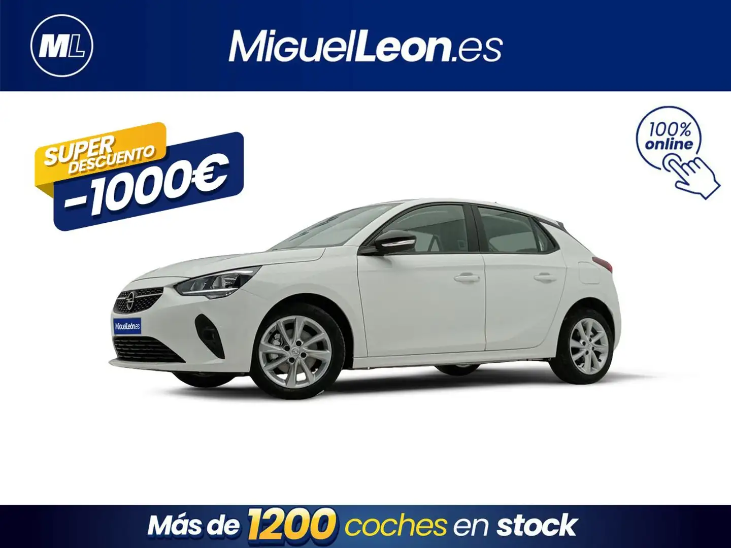 Opel Corsa 1.4 Turbo S&S Selective 100 White - 1