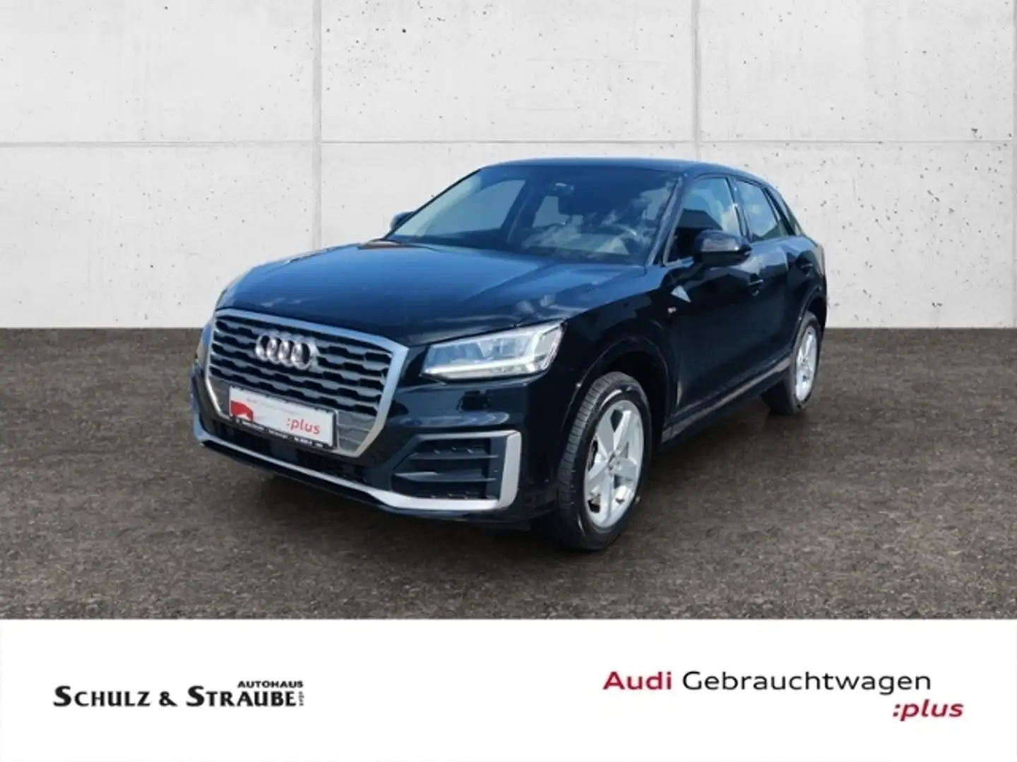 Audi Q2 S- Line Zwart - 1