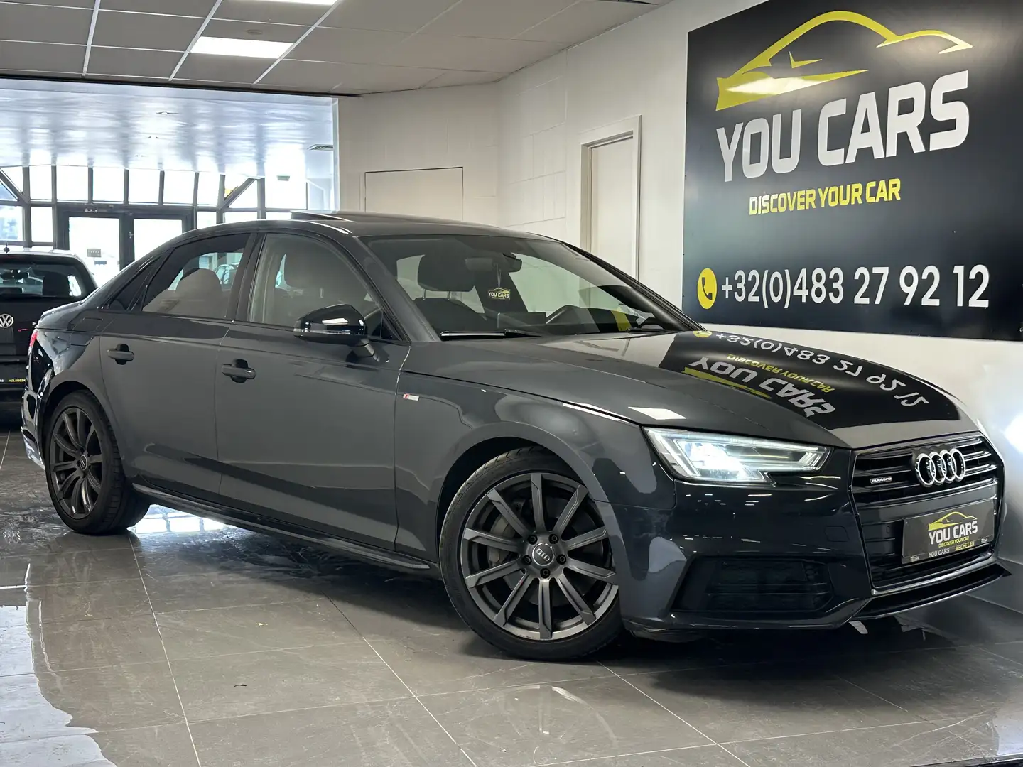 Audi A4 2.0 TFSI quattro S tronic design S- Line Gris - 1