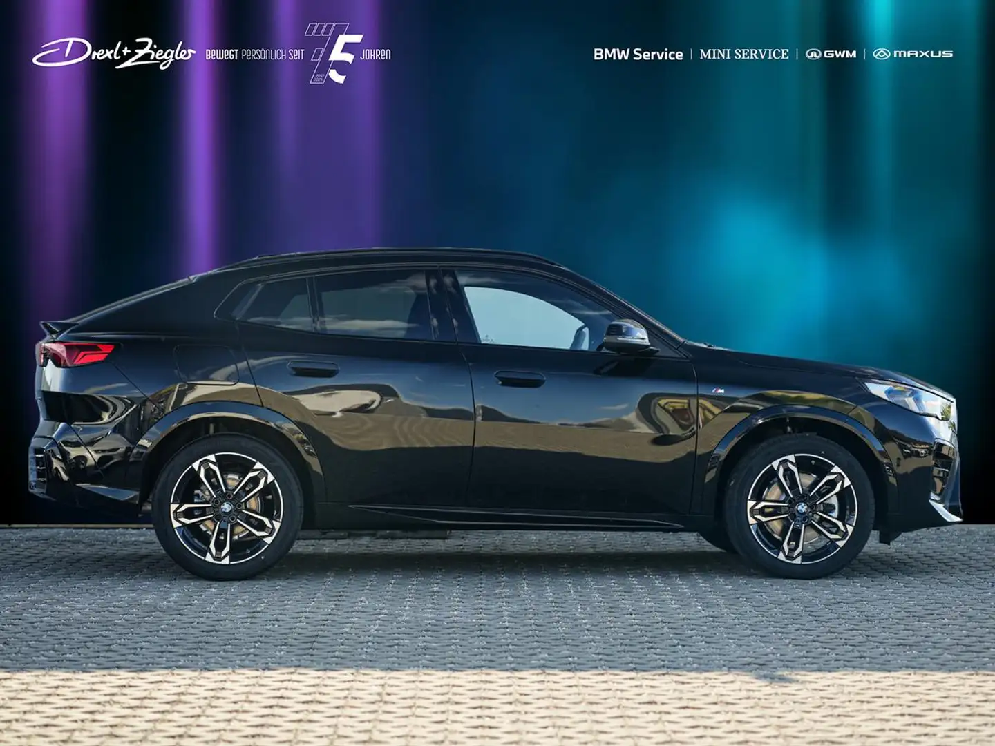 BMW X2 sDrive20i M-Sport AHK AdLED PANO KoZg Ak-Glas Negro - 2