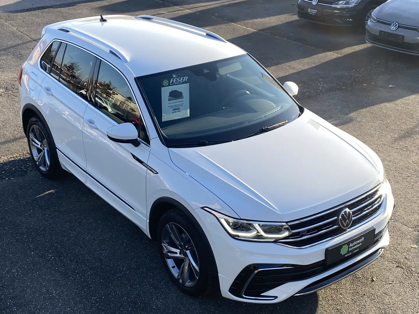 Volkswagen Tiguan R-Line 2.0 TDI DSG STHZ MATRIX AHK KAM NAVI KESSY Weiß - 1