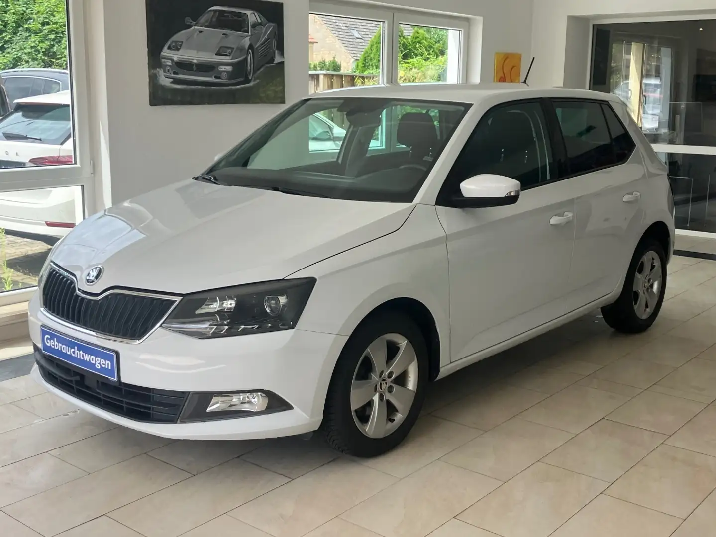 Skoda Fabia 1.0 TSI Ambition DSG FrontAssist Weiß - 1