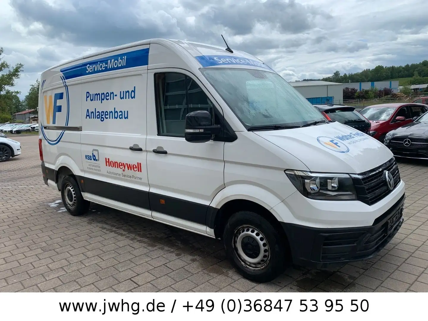 Volkswagen Crafter Kasten MR hoch NAVI/STANDHZ/LEDER/AHK Weiß - 2