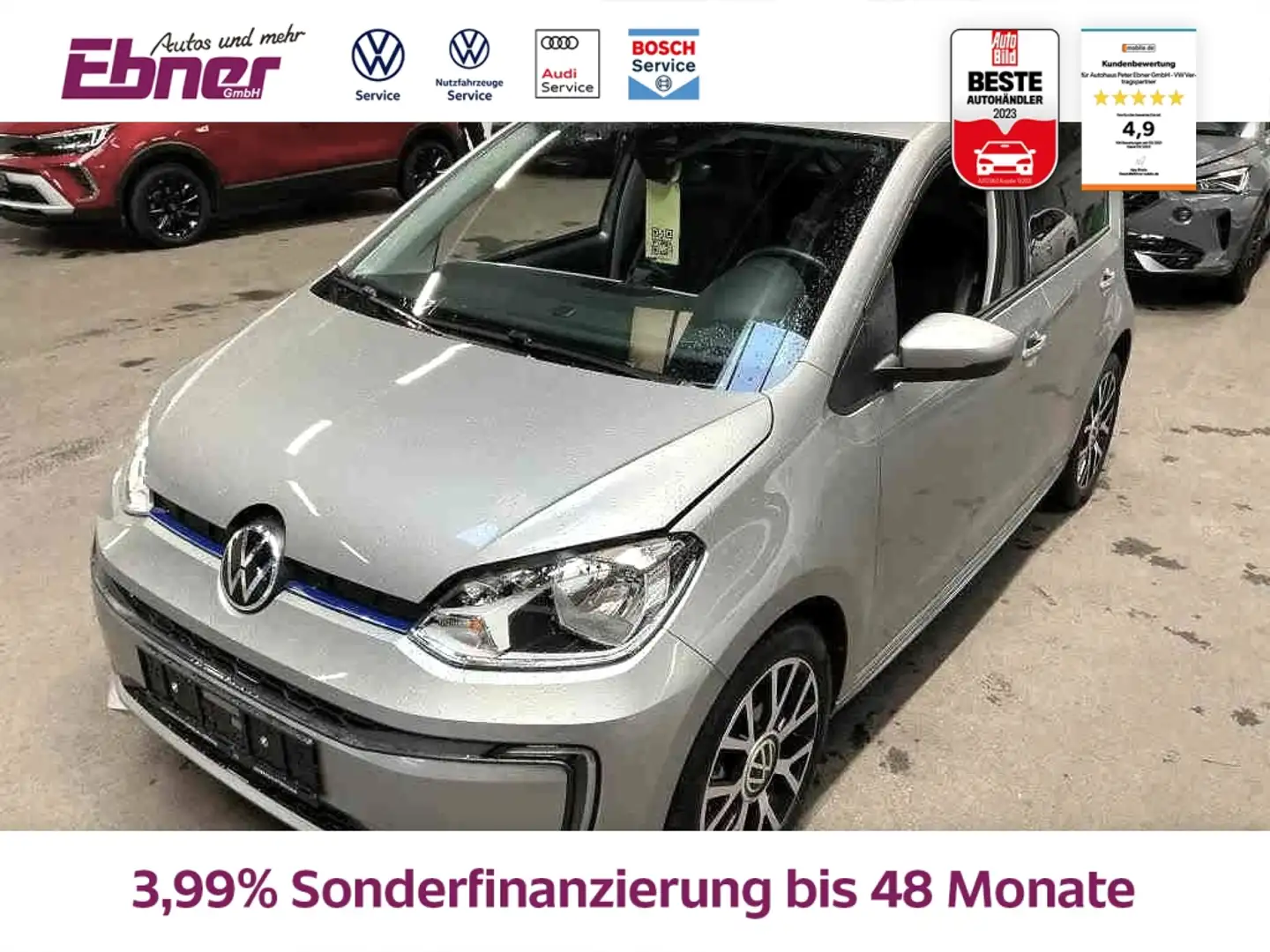 Volkswagen e-up! ! STYLE PLUS CCS+KAMERA+GRA+SITZHZG+AC-AUTOM+16 AL Silber - 1