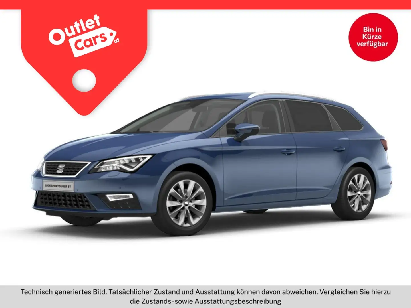 SEAT Leon ST 1.6 TDI Style LED+LM+PDC+SHZ+SoundSys Blau - 1
