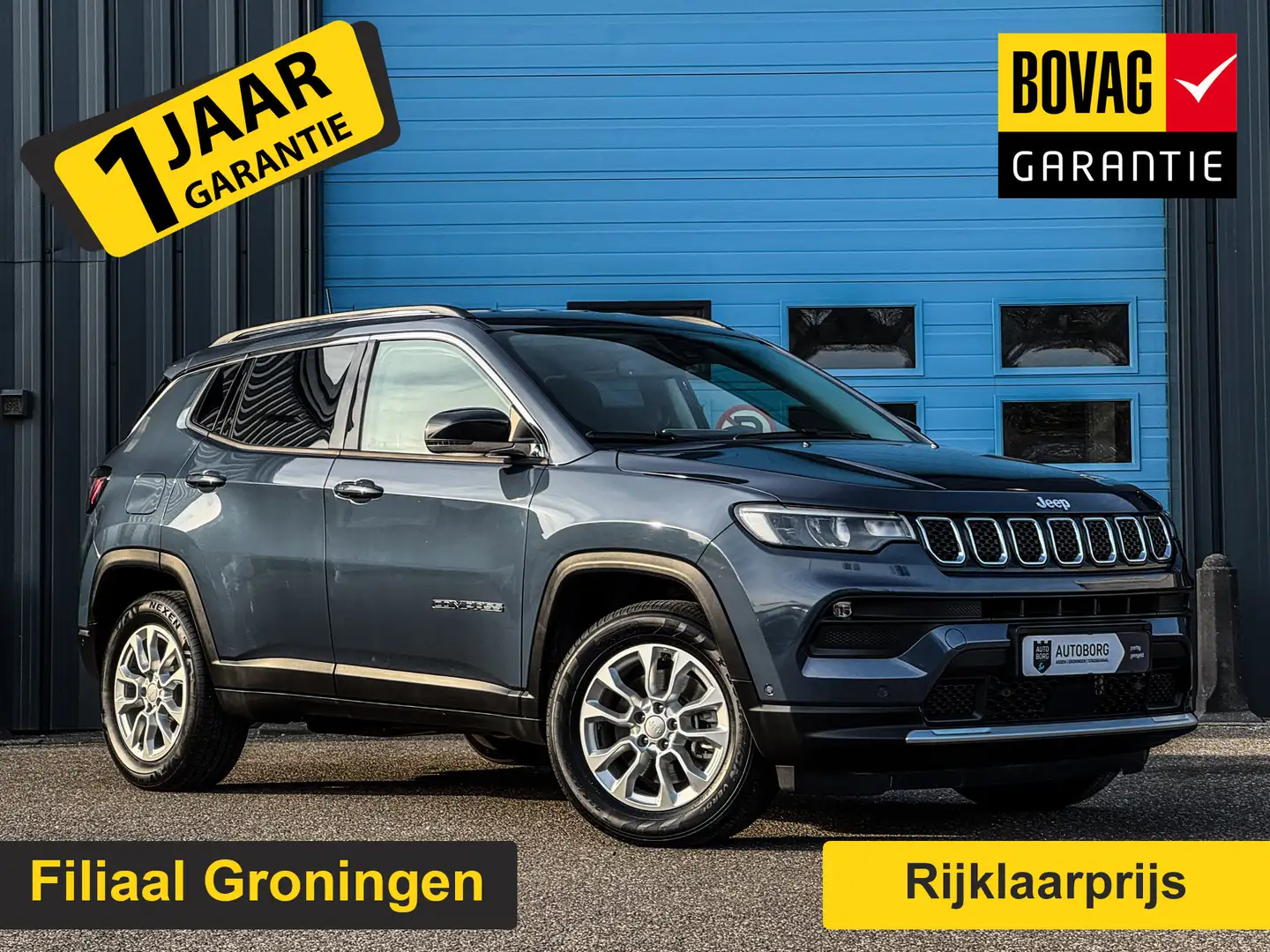 Jeep Compass 4xe 190 Plug-in Hybrid Electric Limited Lease Ed. Blauw - 1