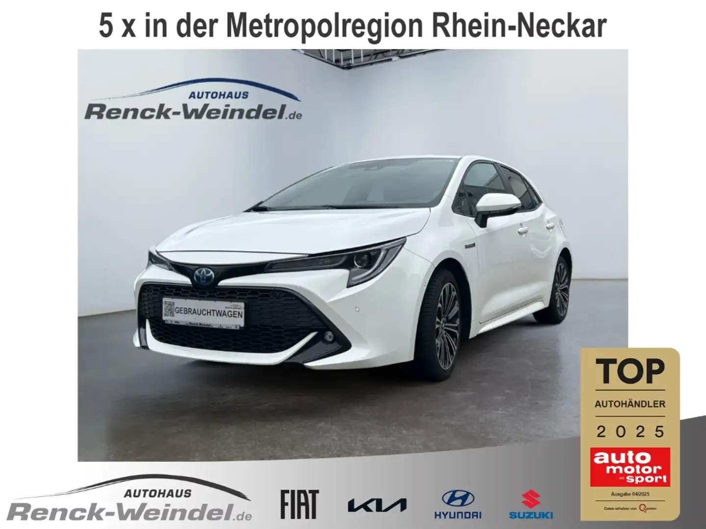 Toyota Corolla Club LED ACC Mehrzonenklima DAB SHZ LenkradHZG Key Blanco - 1