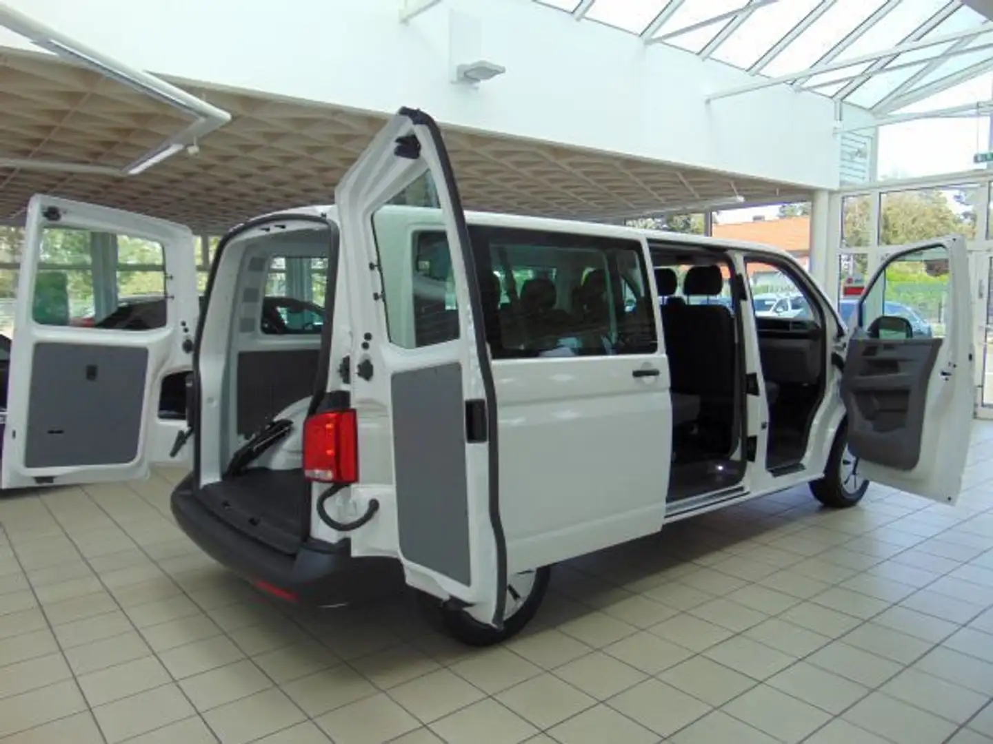 Volkswagen T6 Kombi T6.1 Kombi LANG / CLIMATIC vorn & hinten LED-SW Wit - 2