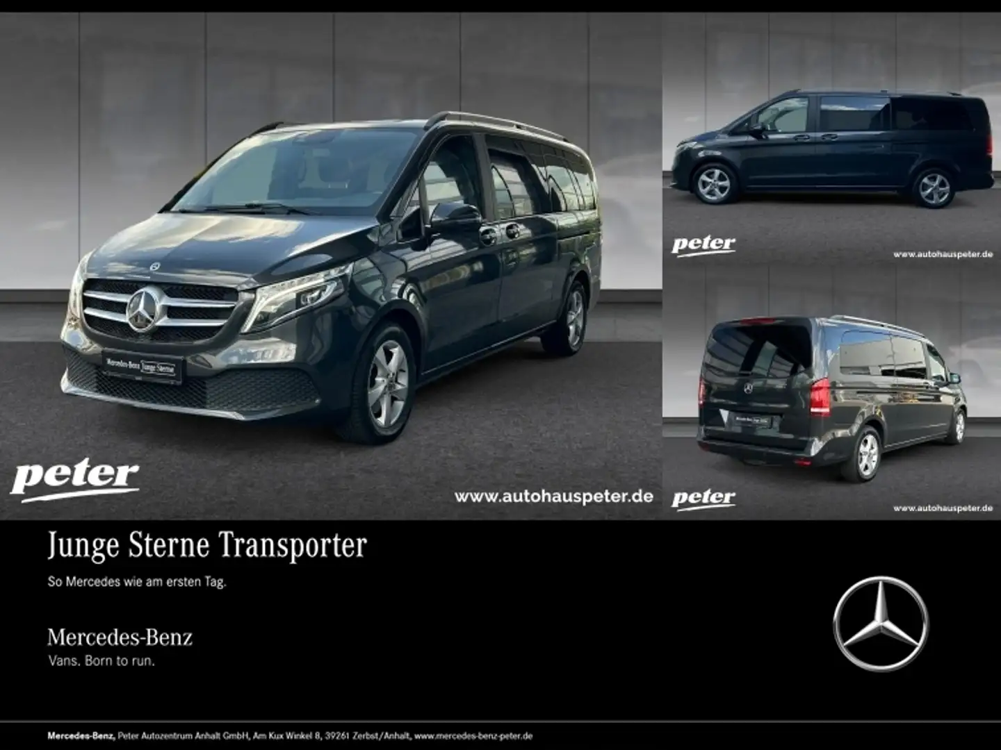 Mercedes-Benz V 300 d EDITION Extralang MBUX+LED+AHK Grau - 1