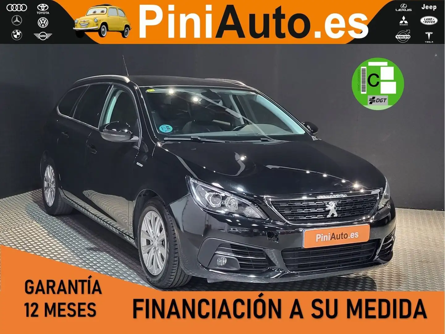 Peugeot 308 SW 1.5BlueHDi Style 100 Noir - 1