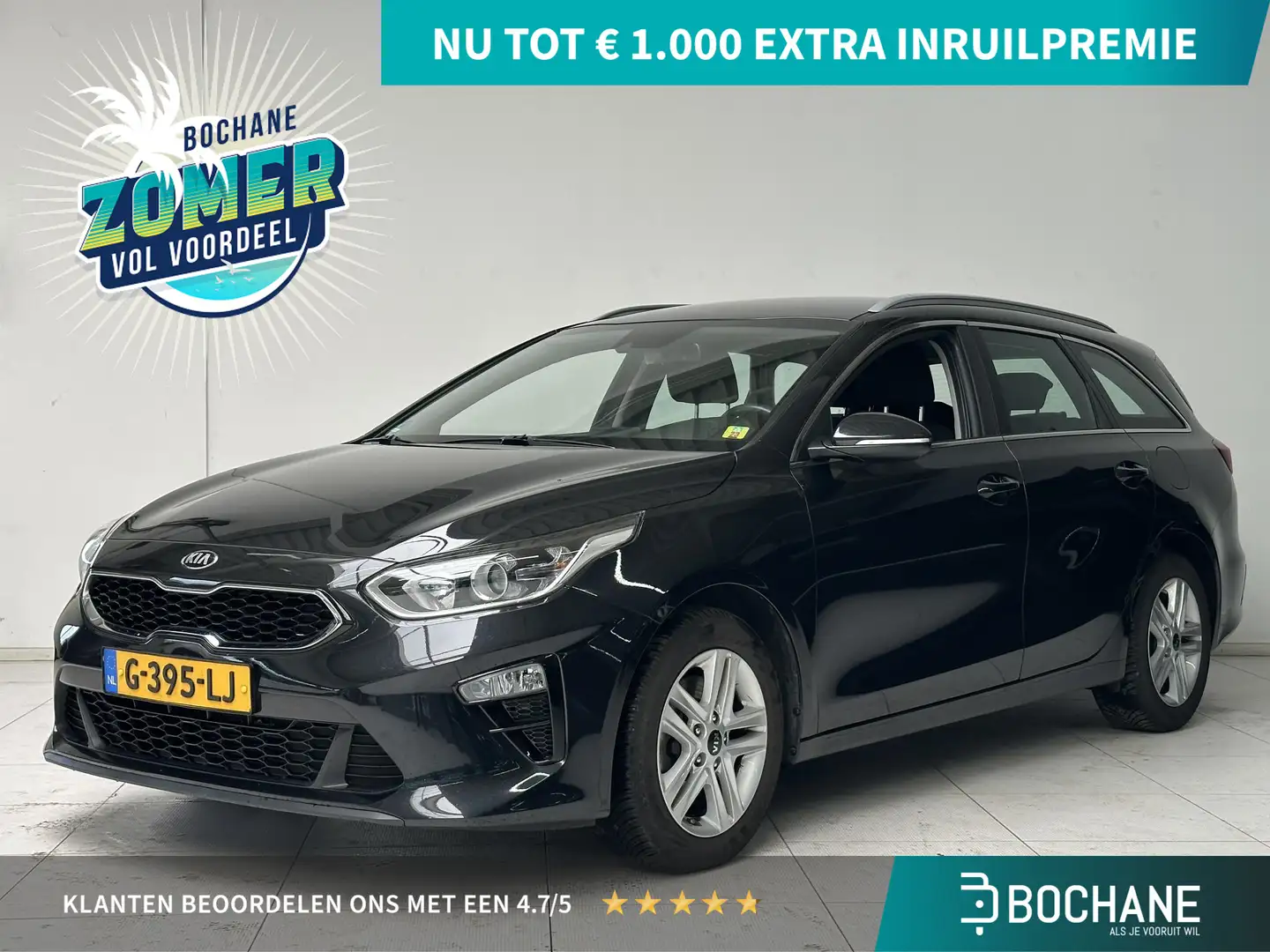 Kia Ceed SW / cee'd SW Sportswagon 1.0 T-GDi DynamicLine /Clima/Navi/Park Zwart - 1