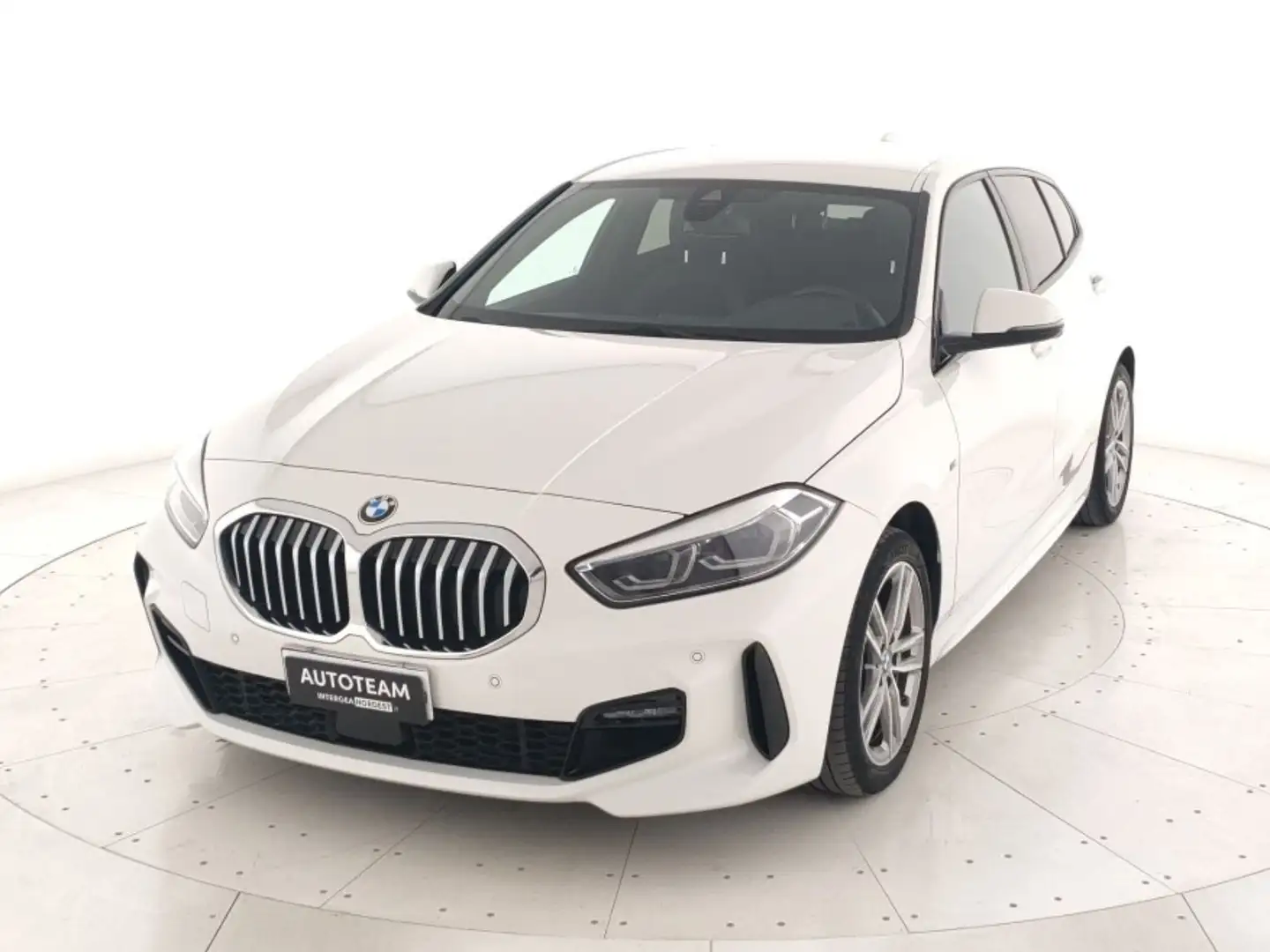 BMW 116 Serie 1 116d Msport auto Bianco - 1