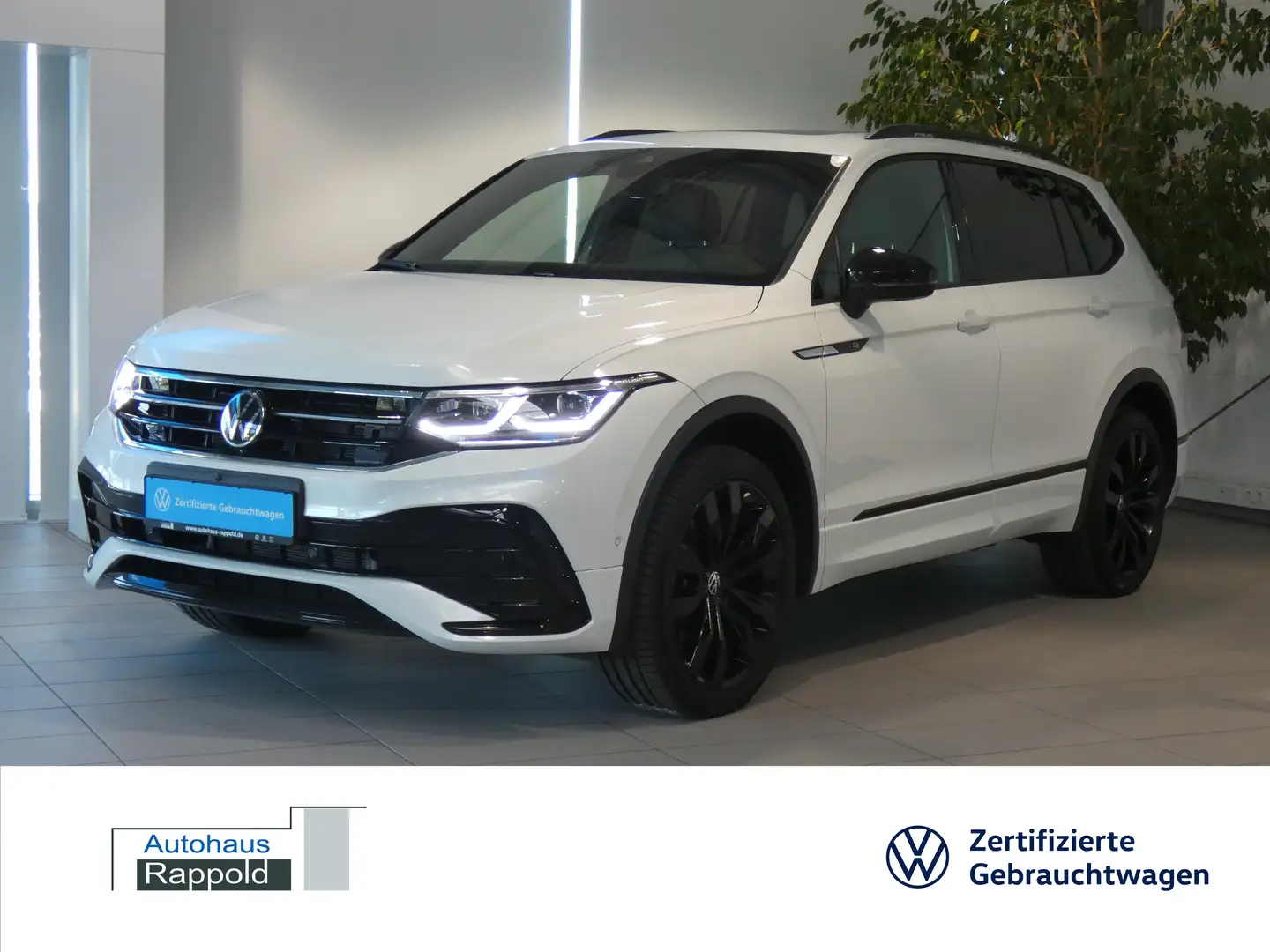 Volkswagen Tiguan Allspace 2.0 TSI R-Line 4Motion AHK PANO STHZ 360 KAMERA Weiß - 1