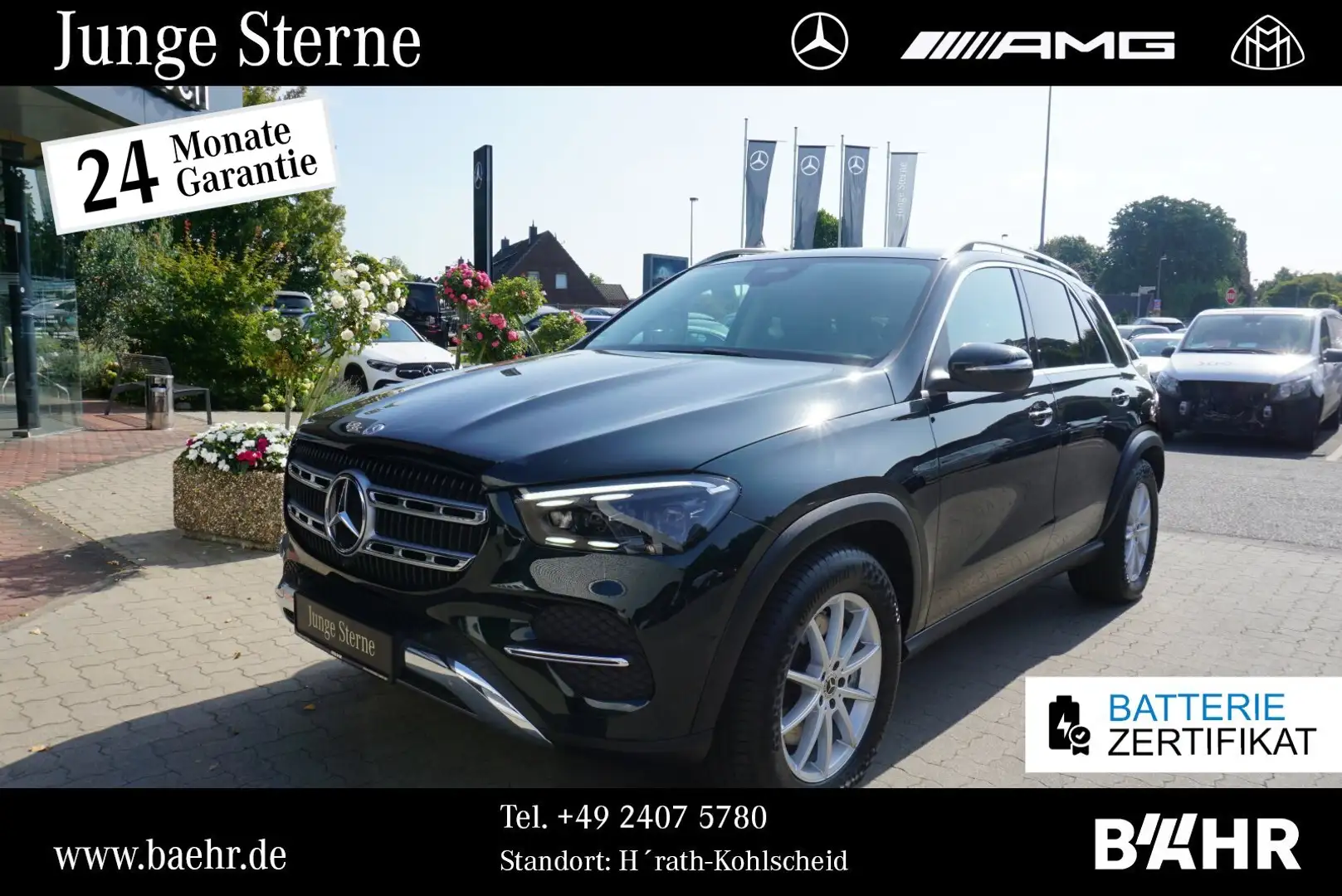 Mercedes-Benz GLE 350 GLE 350 de 4M MBUX/Multibeam/Pano/AHK/RFK/LMR19" Grün - 1