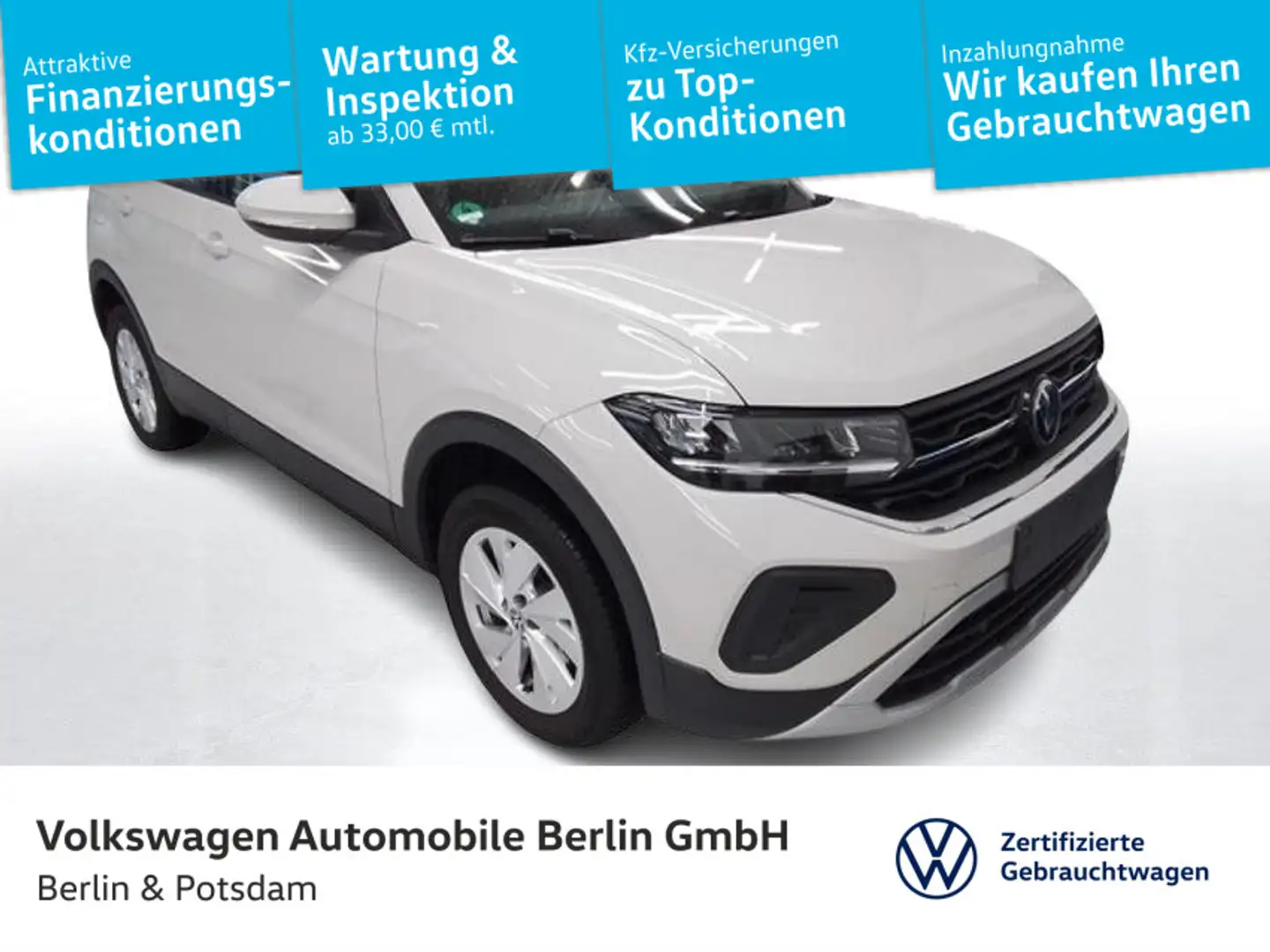 Volkswagen T-Cross 1.0 TSI Life DSG Grau - 1