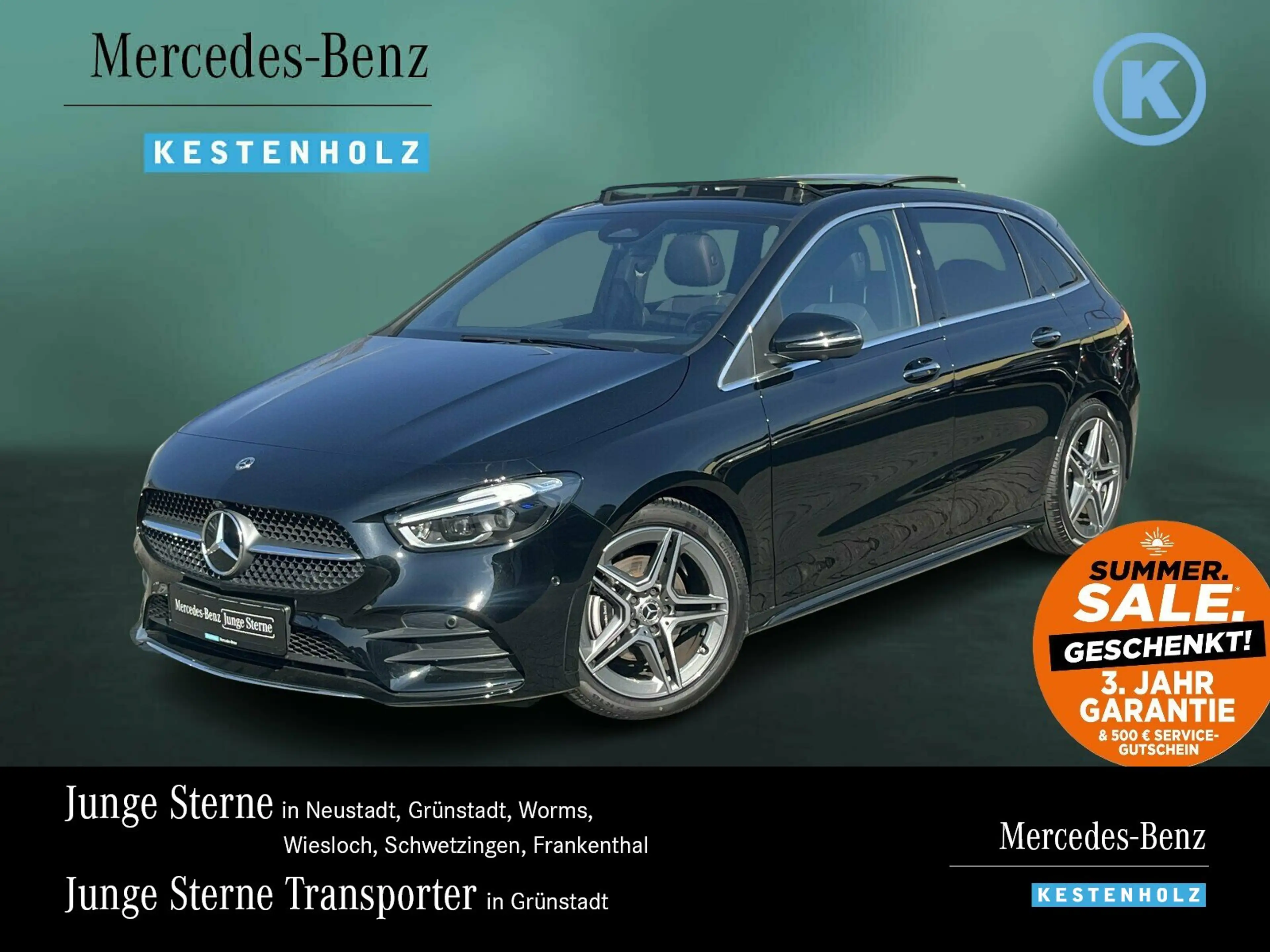 Mercedes-Benz B 200 B 200 AMG+AHK+PANO+360°+HUD+MEMO+KEYL+EASYP+MLED