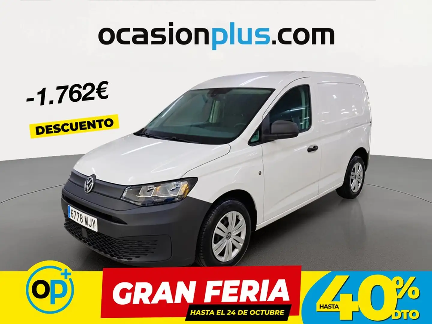 Volkswagen Caddy Cargo Furgón 2.0TDI 75kW Blanco - 1