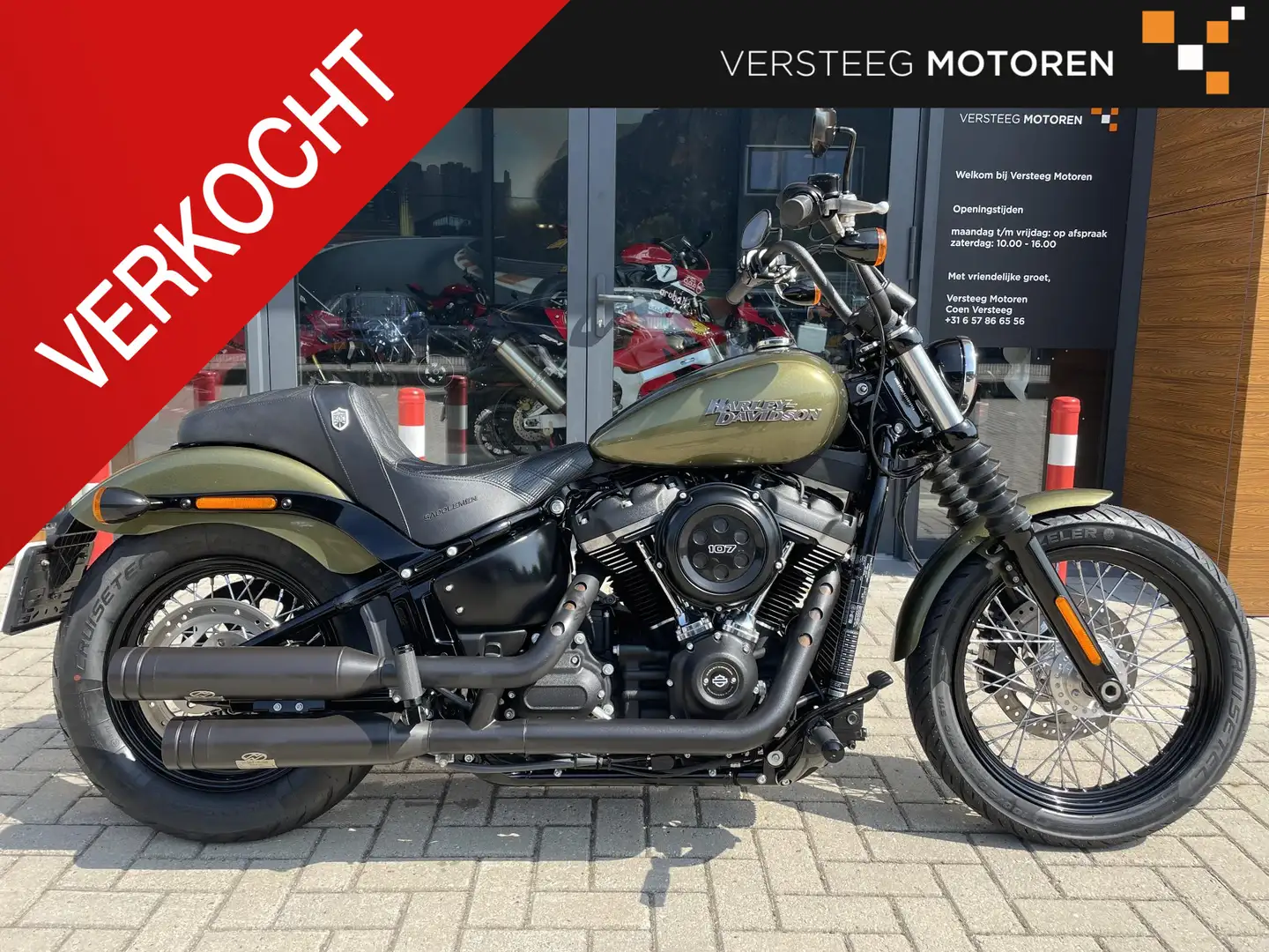 Harley-Davidson Street Bob 107 FXBB Softail #5HD#Jekill & Hide Vert - 1
