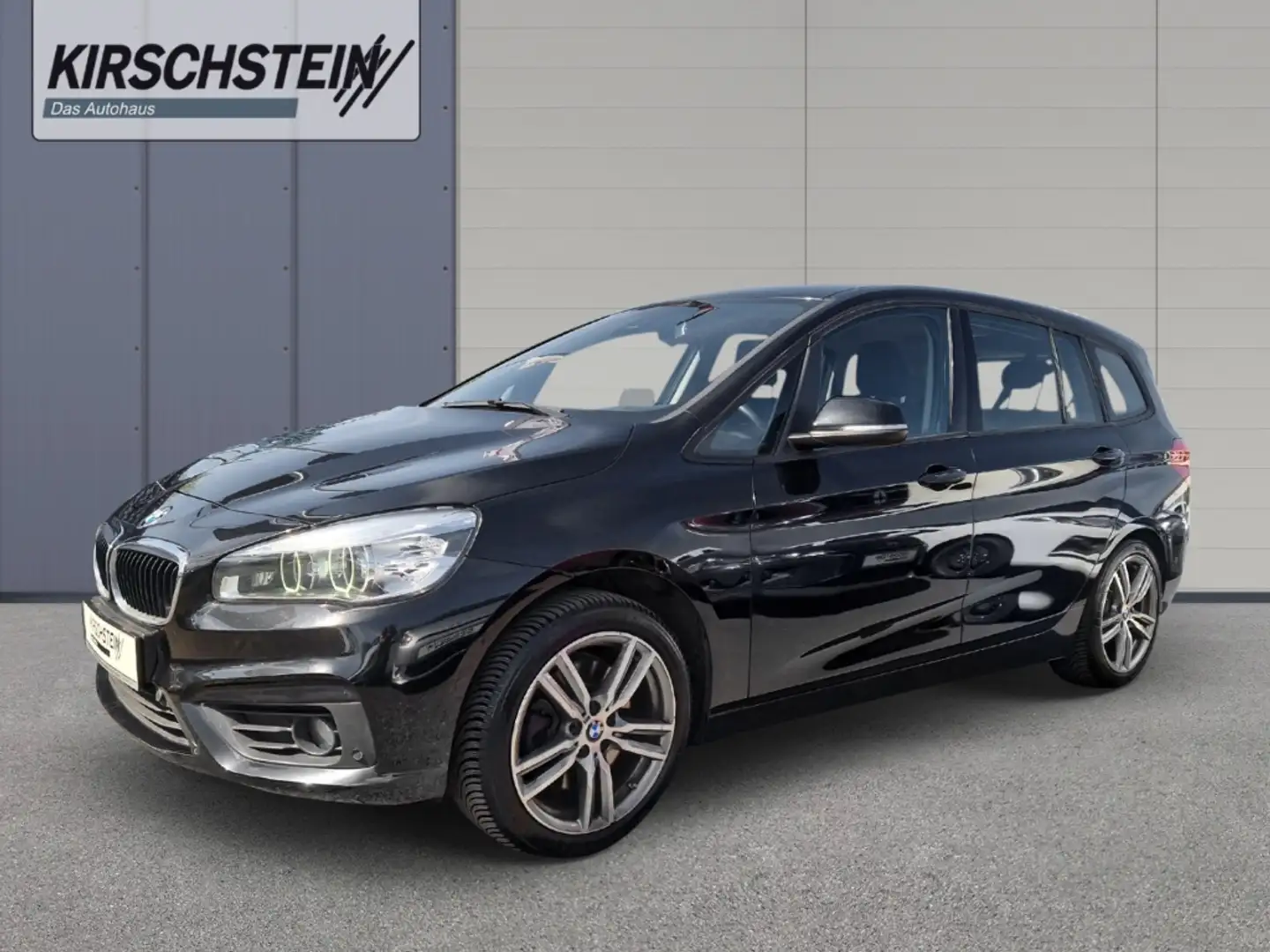 BMW 220 Gran Tourer d Advantage AHK WR Navi LED PDC HUD Negro - 2