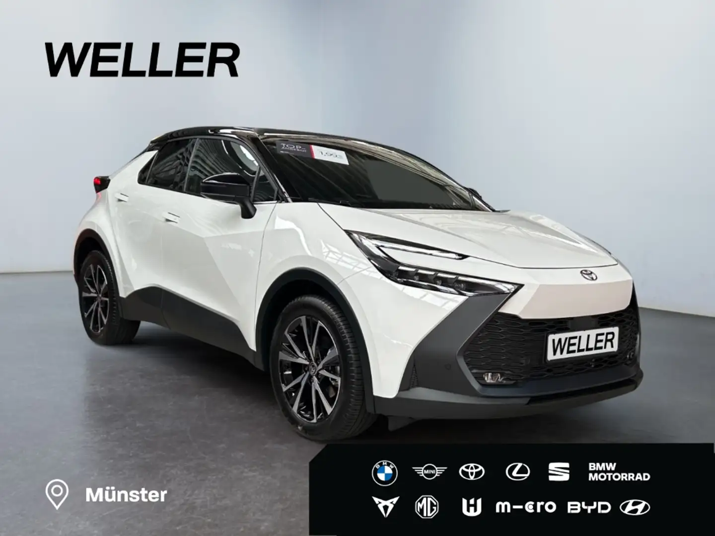 Toyota C-HR Hybrid 1,8 l 4x2 Teamplayer*Technik Paket* Weiß - 1