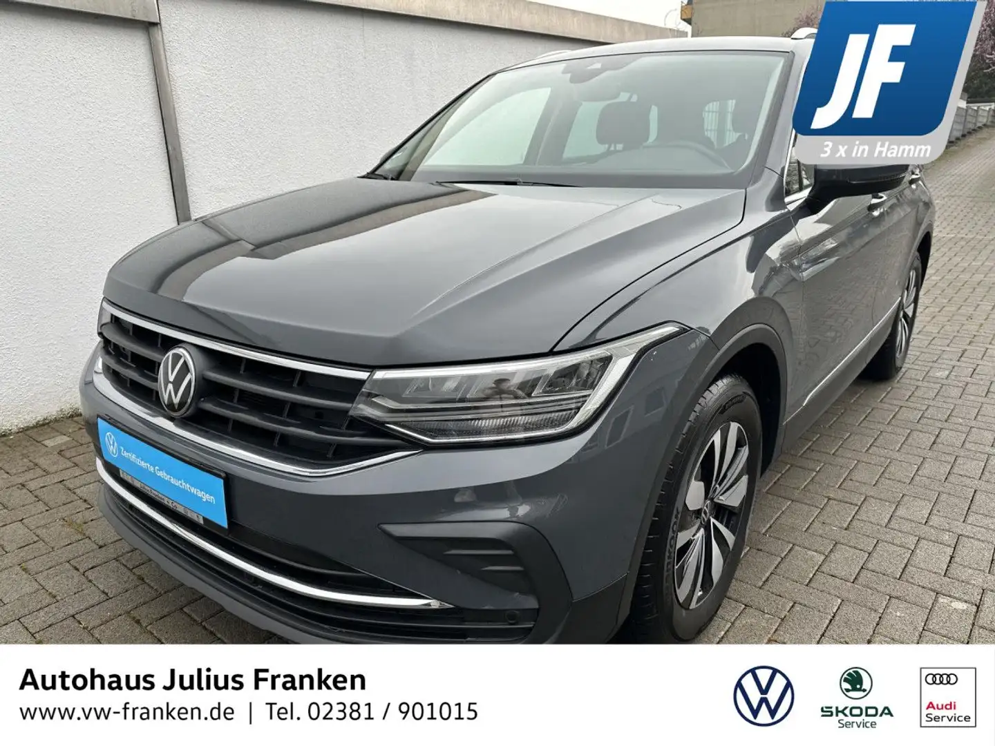 Volkswagen Tiguan MOVE 1.5 TSI AHK E-KLAPPE NAVI SITZH AMBI Gris - 1