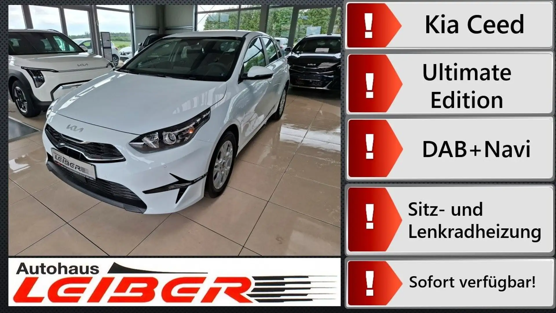 Kia Ceed / cee'd Ultimate Edition Blanc - 1