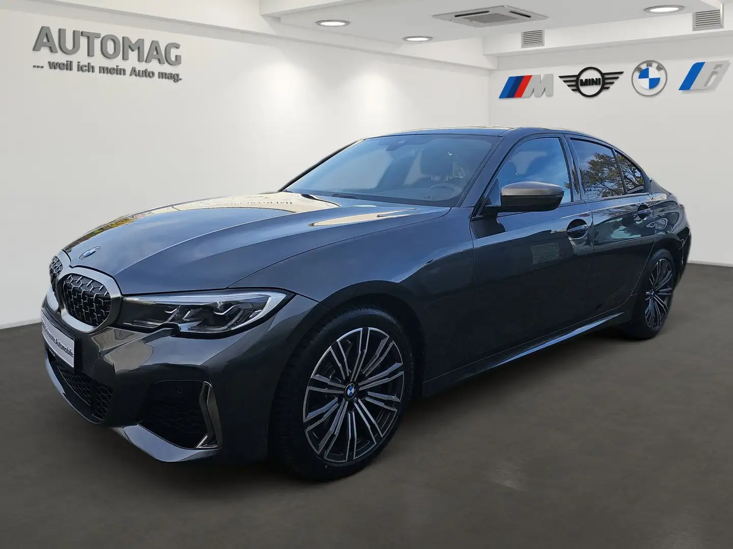 BMW M3 40i xDrive Laserlicht*AHK*el.Glasdach*Komfortzugan Grijs - 1