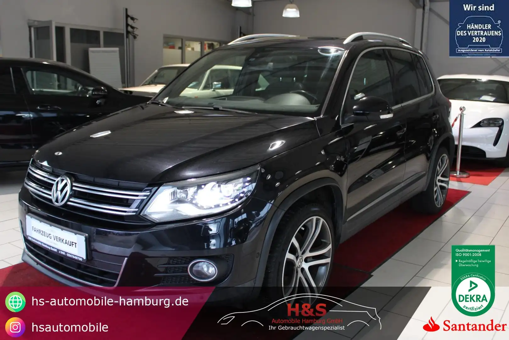 Volkswagen Tiguan Sport & Style BMT 4Motion Panoramadach Schwarz - 1