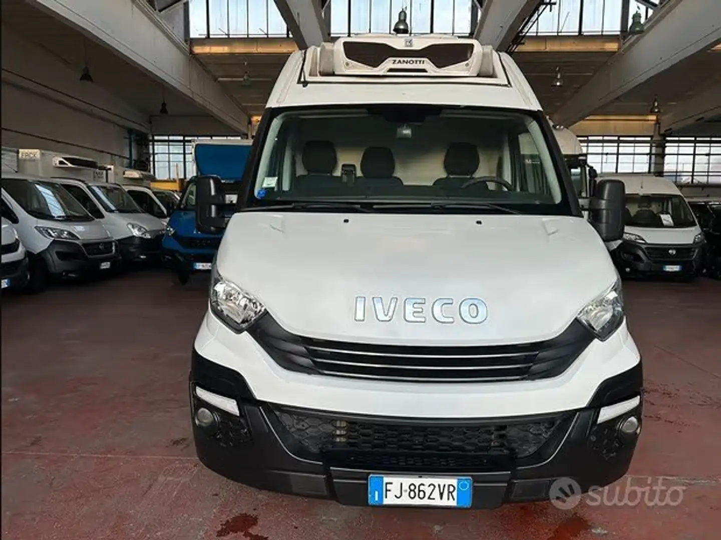 Iveco daily gemellato frigo euro6 Blanc - 2