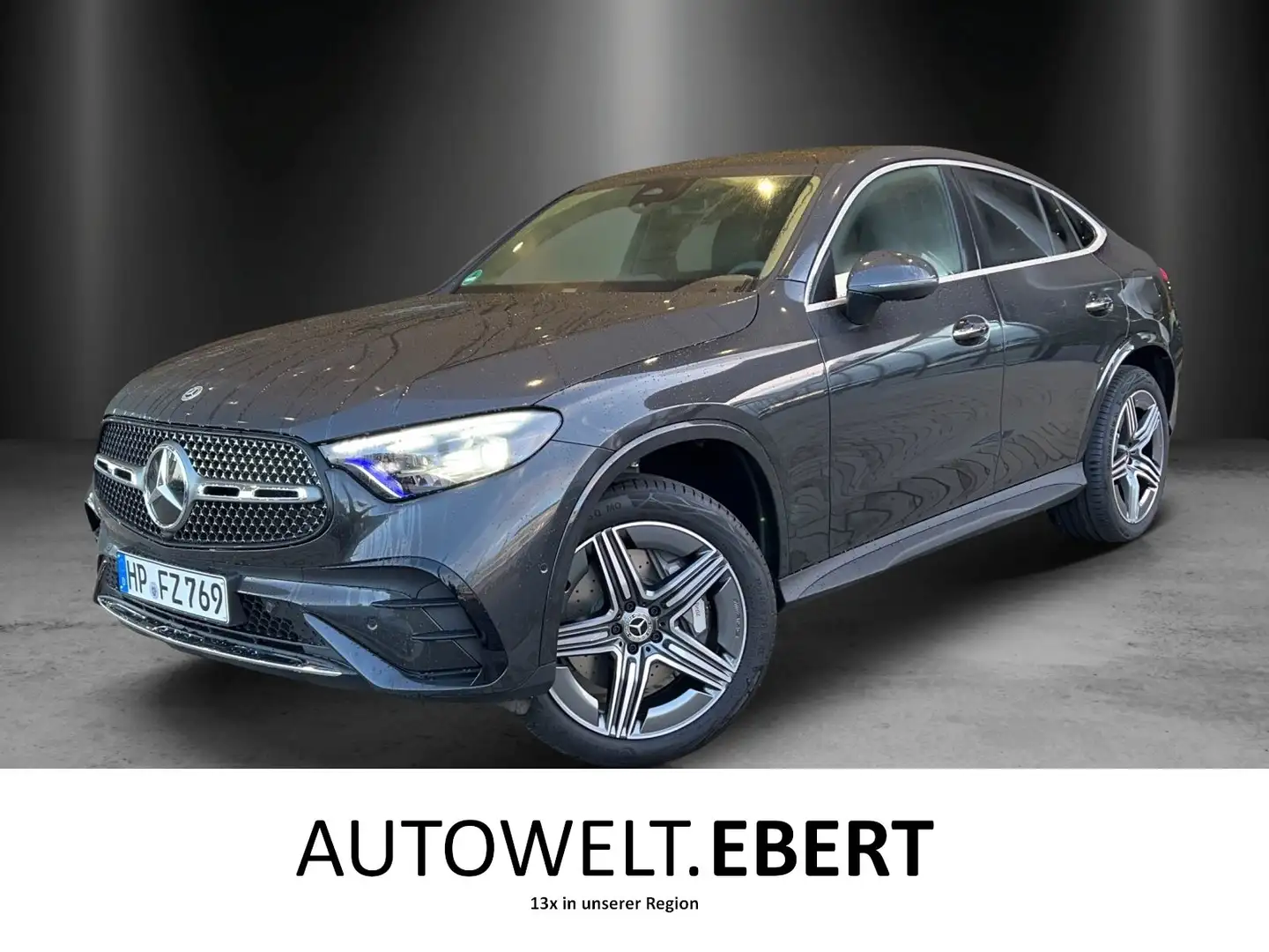 Mercedes-Benz GLC 300 de 4M Coupé+AMG-Line+PSD+Memory+Keyless Grau - 1