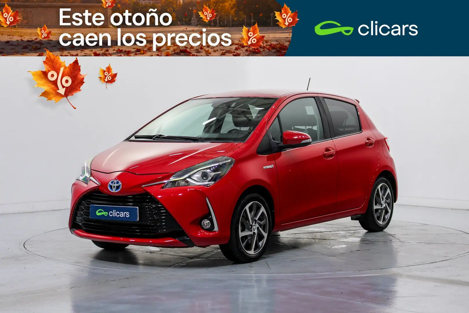 Toyota Yaris 100H 1.5 Feel! Rojo - 1