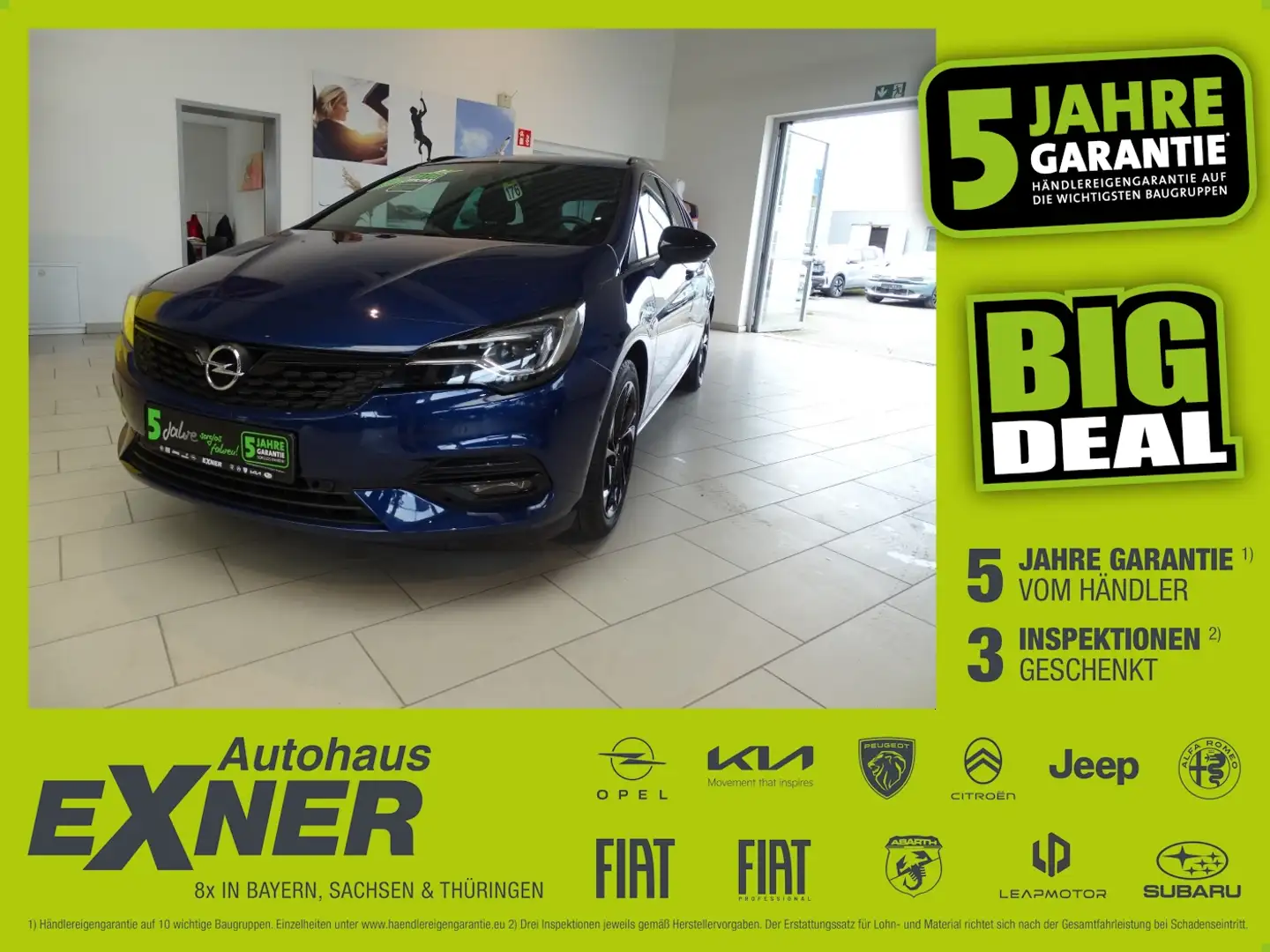 Opel Astra K Sportstourer 1.2 Turbo ULTIMATE LED+Navi Blauw - 1